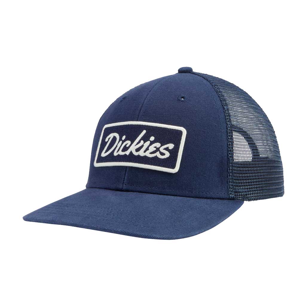 Dickies Men's Trucker Cap - Ink Navy Adjustable Snapback Hat for Work, Outdoor & Casual Wear