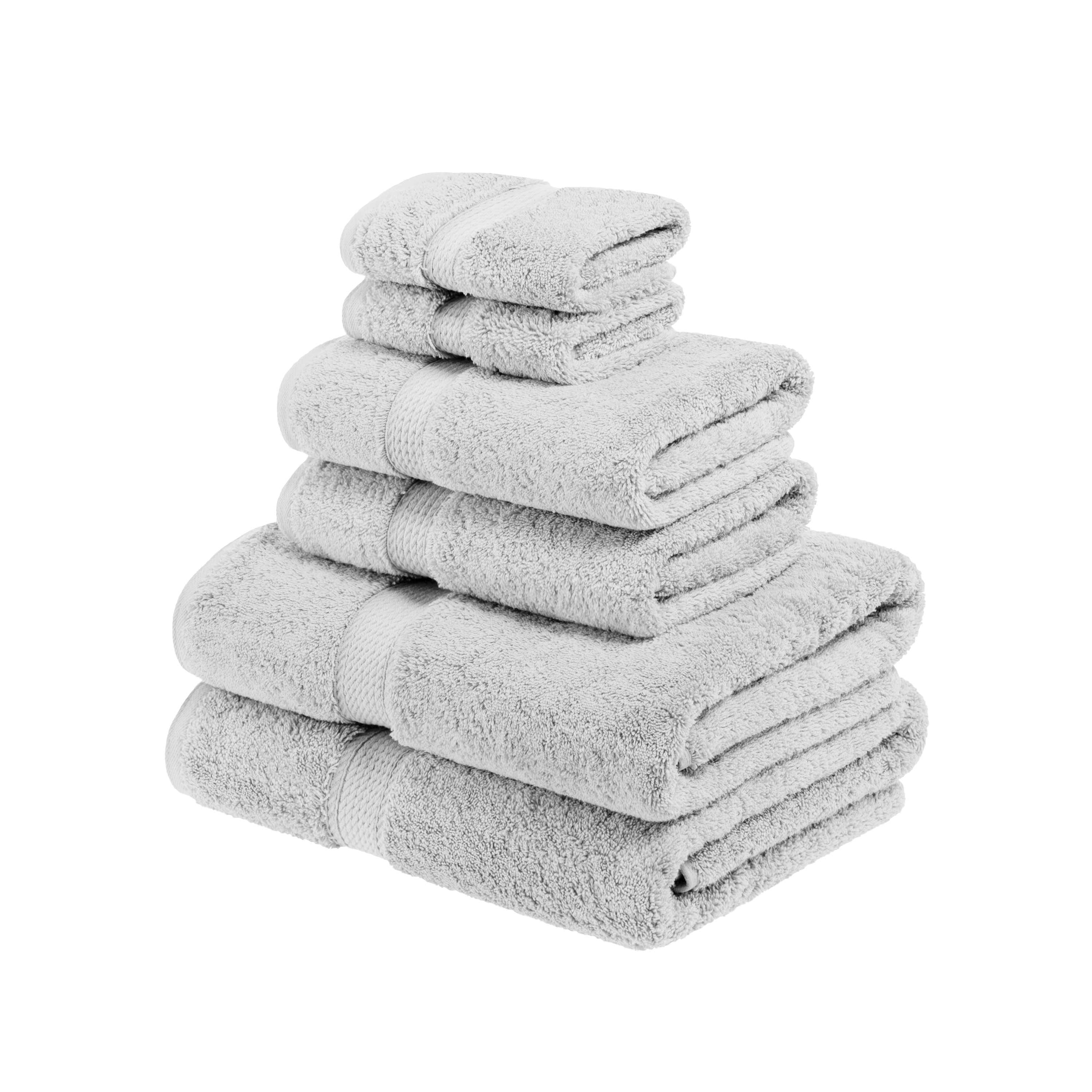 Premium 6-Piece Egyptian Cotton Towel Set - Ultra Soft, Heavyweight & Luxurious Bath Towels for Spa, Hotel & Home Use