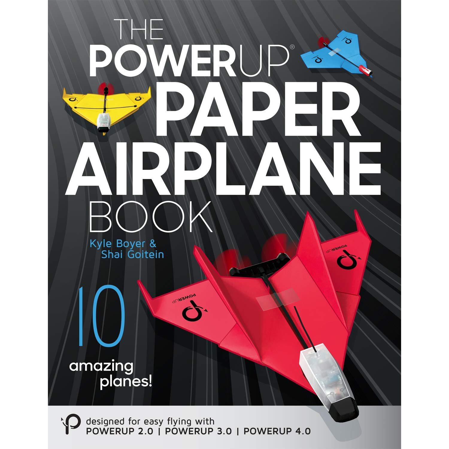 POWERUP 4.0 Ultimate Flight Bundle with Paper Airplane Templates, Accessories, Spare Parts & Instruction Book - Smart RC Controlled Paper Plane Kit for Kids & Adults, STEM Learning Toy for Indoor/Outdoor Flying Fun