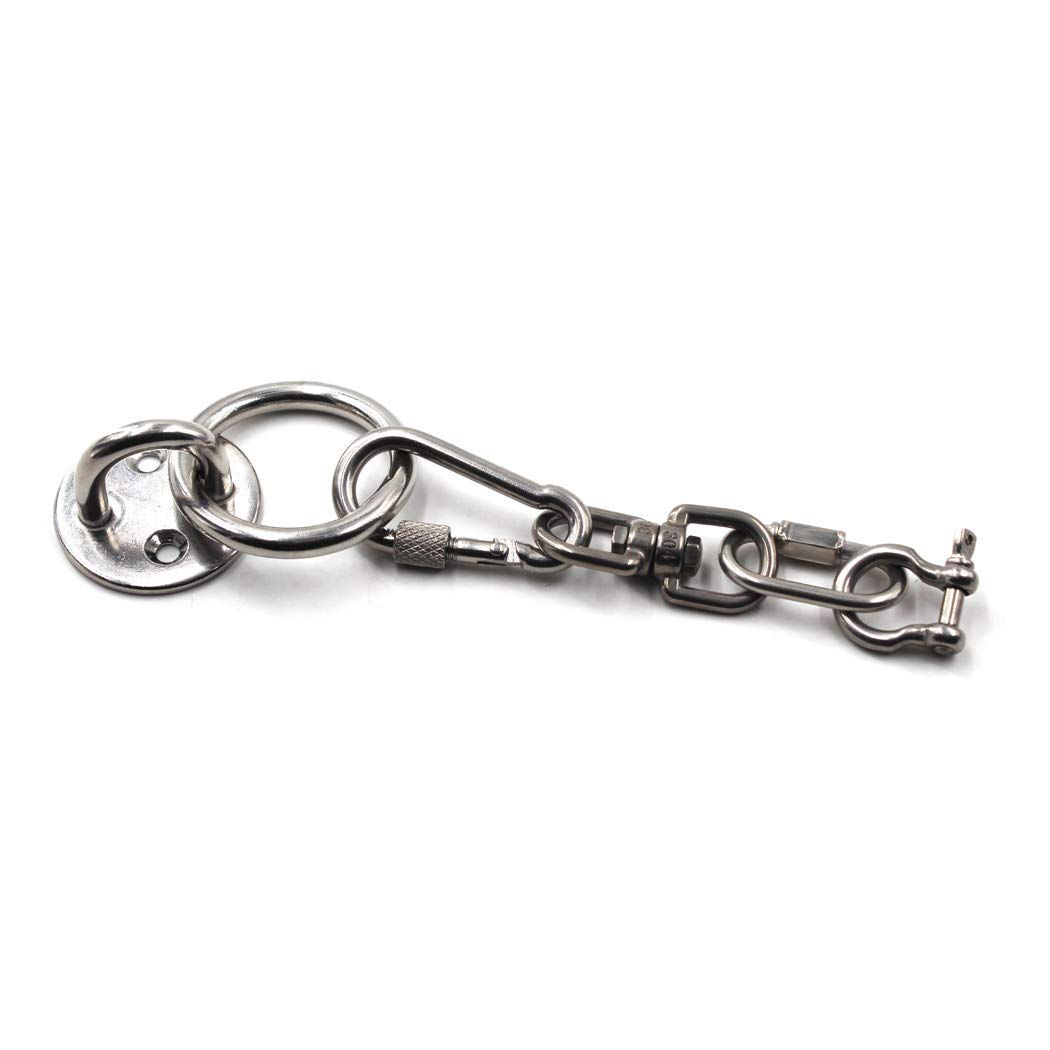Heavy Duty M5 Ceiling Hook - 304 Stainless Steel Wall Mount for Hanging (Home & Garden)