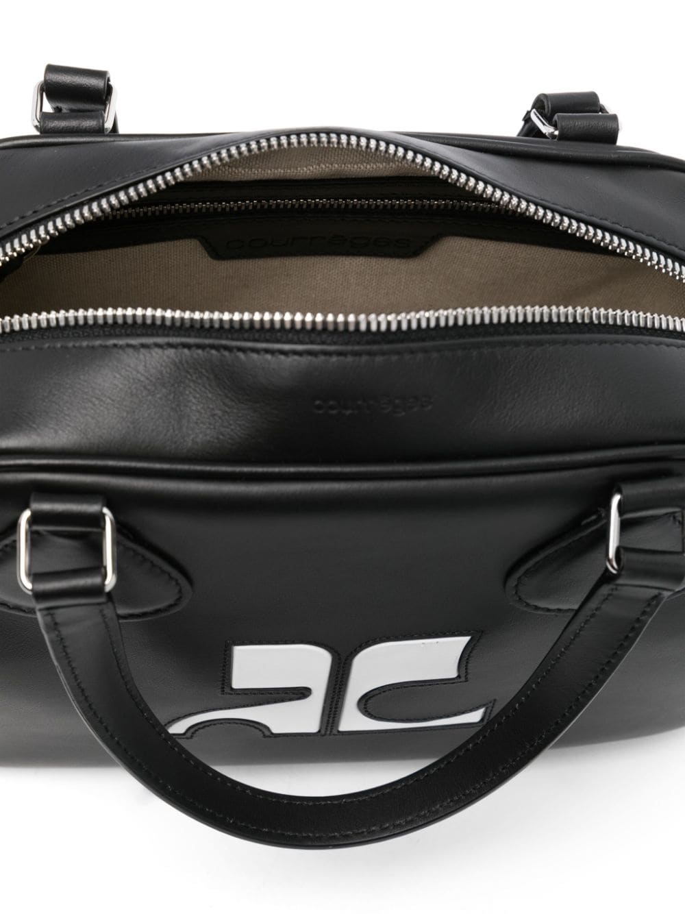 COURREGES PRE Bags for Women - Stylish Black Leather Handbag | Perfect for Work, Travel & Everyday Use