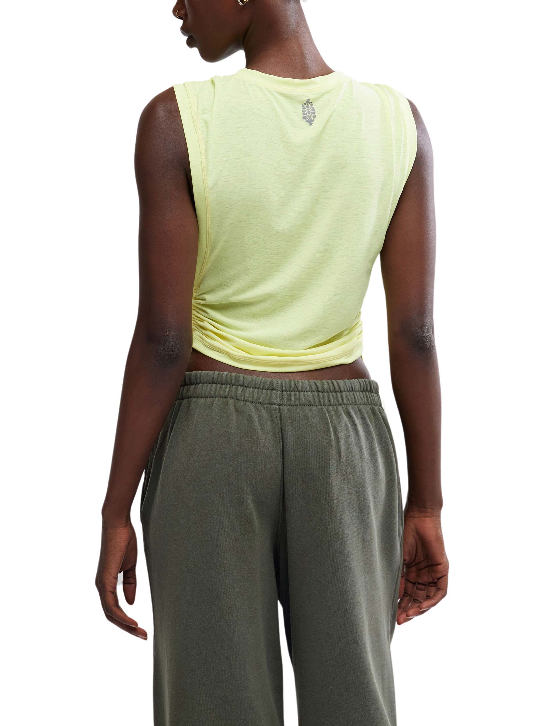 Tempo Sport Mode Muscle Tee - Sour Citrus Color | Breathable Workout Shirt for Men | Gym, Running & Fitness Training