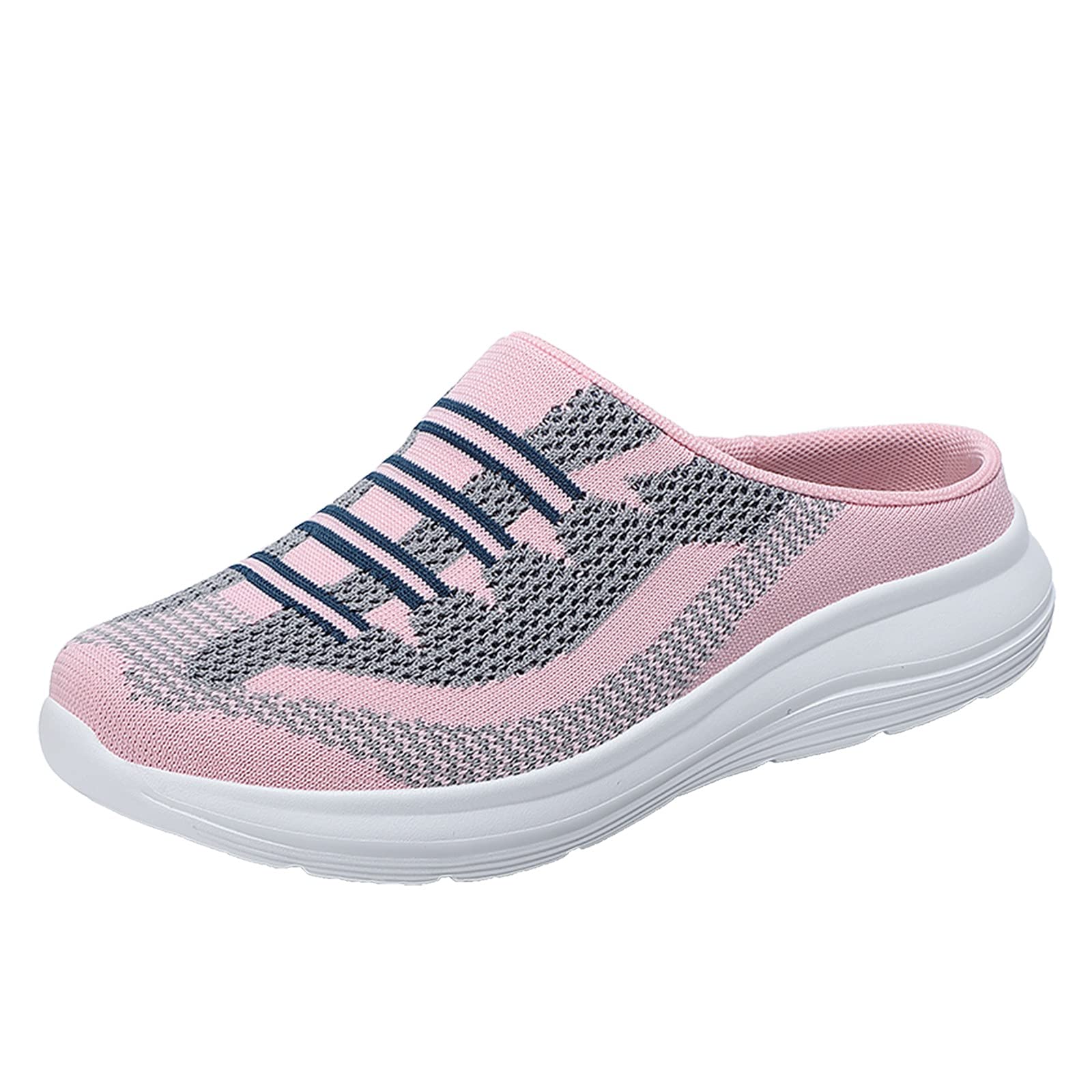 Women's White Leather Slip-On Sneakers - Breathable Casual Wedge Shoes for Walking, Travel & Everyday Wear | Fashion Slip-On Loafers for Women | Comfortable Outdoor & Leisure Shoes