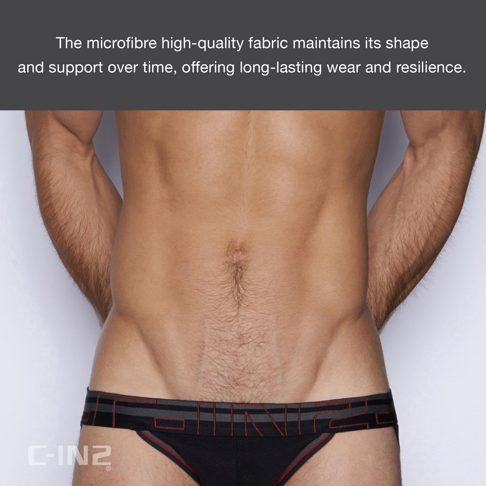 C-IN2 Zen Jock Strap - Comfortable Men's Underwear for Workout & Fitness - Perfect for Gym, Running, and Sports Activities