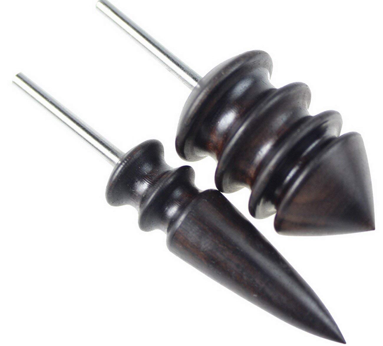 Premium Leather Burnishing Tool Set - Pointed Tip Edge Slicker & Burnishing Wheel for Leathercraft | Professional Leather Edge Finishing Supplies by INNETOC | Perfect for DIY Leather Projects, Shoe Repair & Handmade Leather Goods