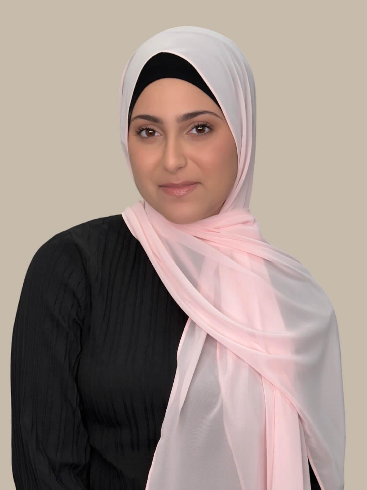 Luxury Chiffon Hijab Scarf for Women - Modish Girl Petal Design - Perfect for Daily Wear, Prayer, and Special Occasions