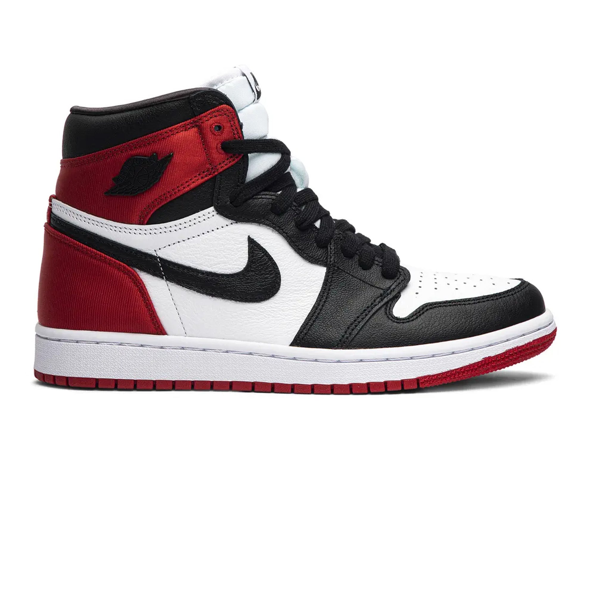 Air Jordan 1 'Satin Black Toe' Retro High OG Men's Basketball Shoes - Perfect for Streetwear & Sneaker Collectors
