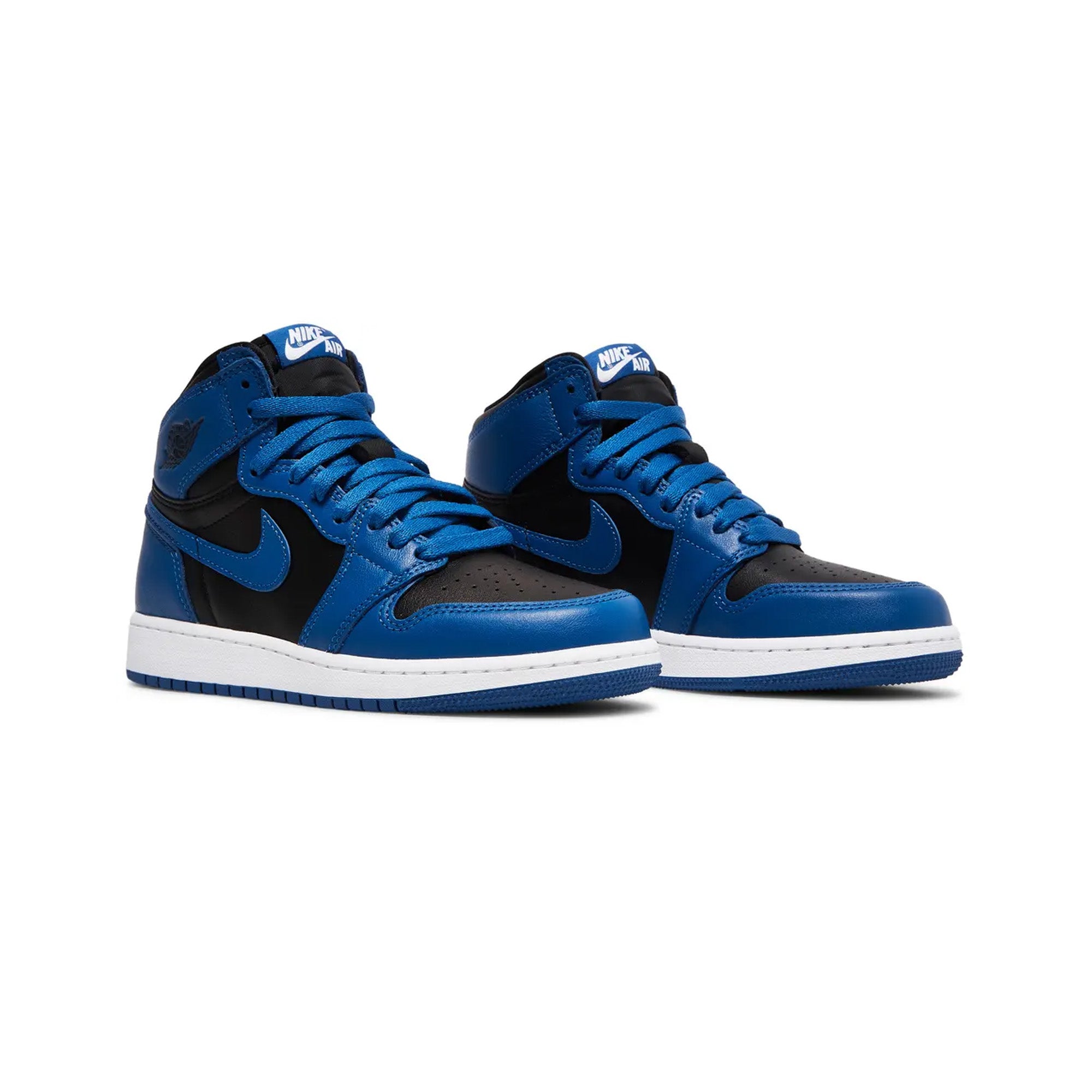 Air Jordan 1 Retro High OG 'Dark Marina Blue' GS Sneakers (2021) - Classic Basketball Shoes for Women & Girls - Perfect for Streetwear, Gym & Casual Fashion