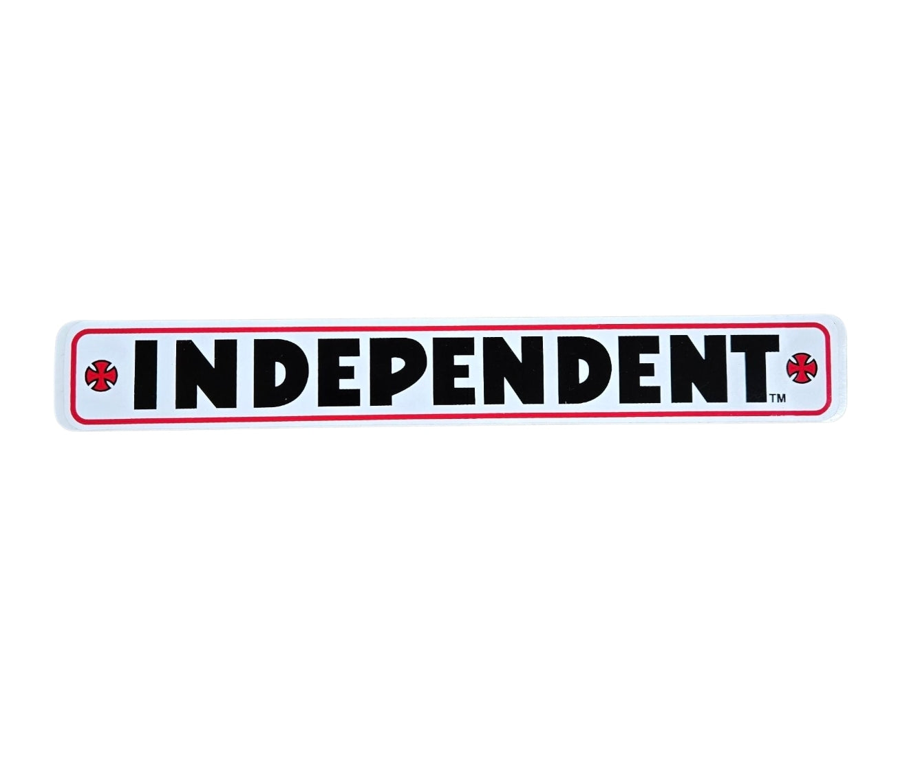 Vintage 80s Iron Cross Independent Trucks Sticker - White 9