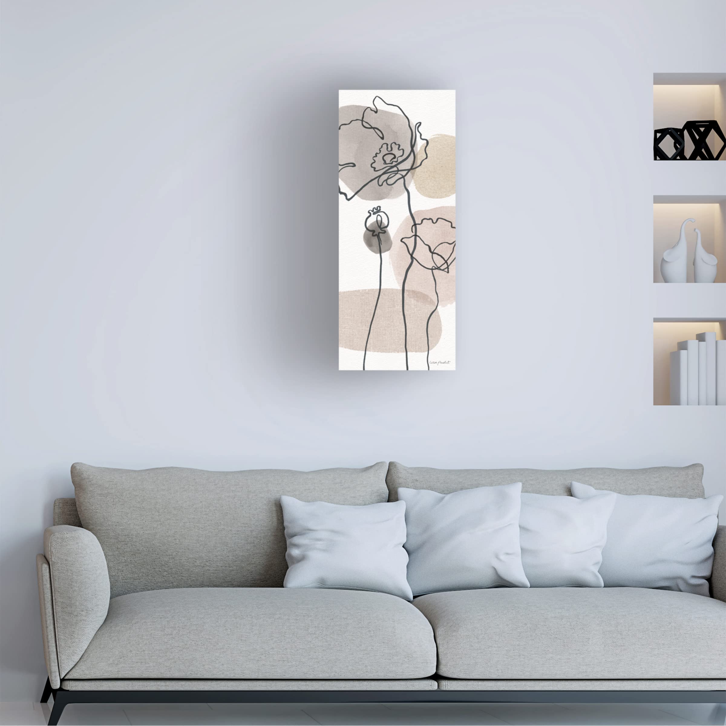 Lisa Audit 'Think Neutral 05' Abstract Canvas Wall Art Print - Modern Home & Office Decor for Living Room, Bedroom or Workspace