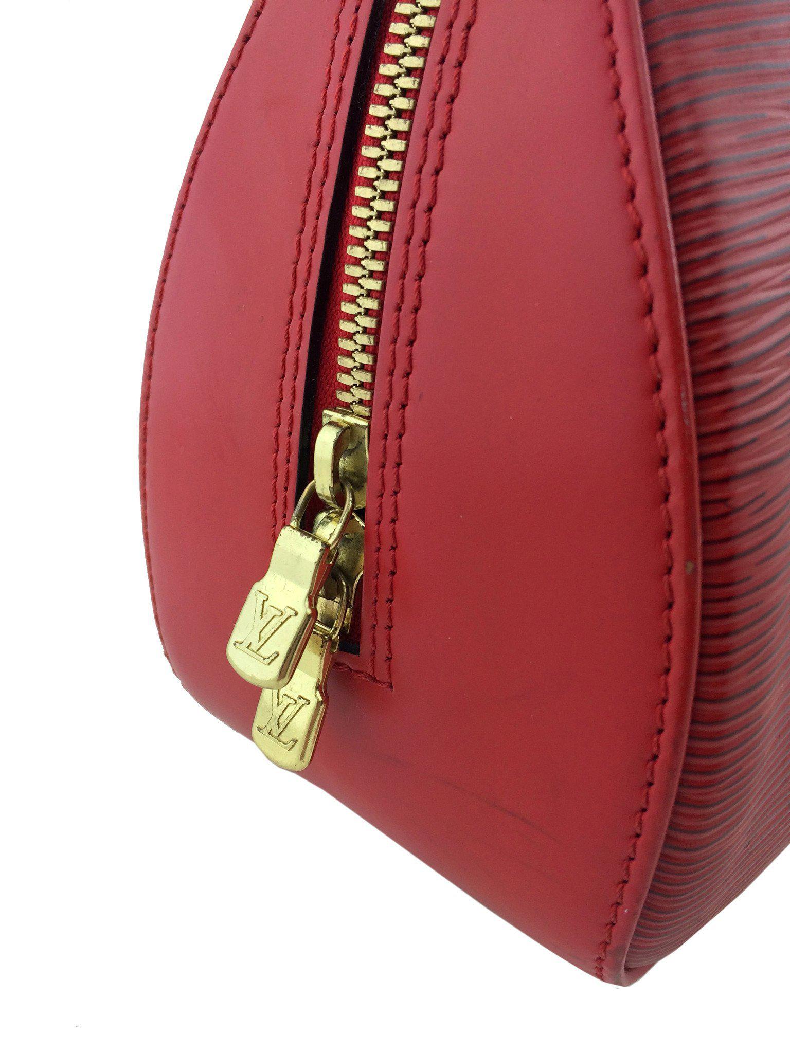 Authentic Louis Vuitton Epi Leather Jasmine Satchel Handbag for Women - Luxury Designer Tote Purse for Work, Travel & Everyday Use