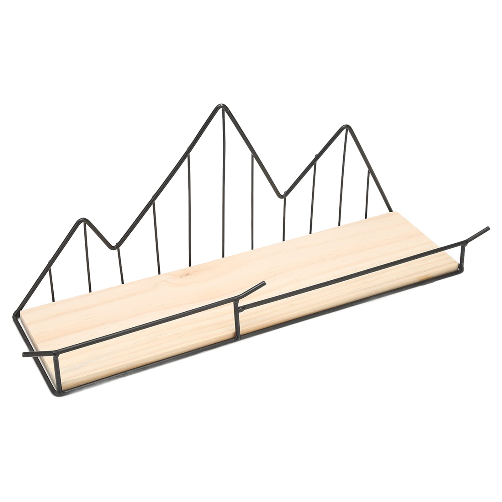 Wooden Wall Mount Shelf - Simple & Stylish Storage Solution for Kitchen, Entrance, Living Room - Perfect for Organizing Spices, Keys & Decor