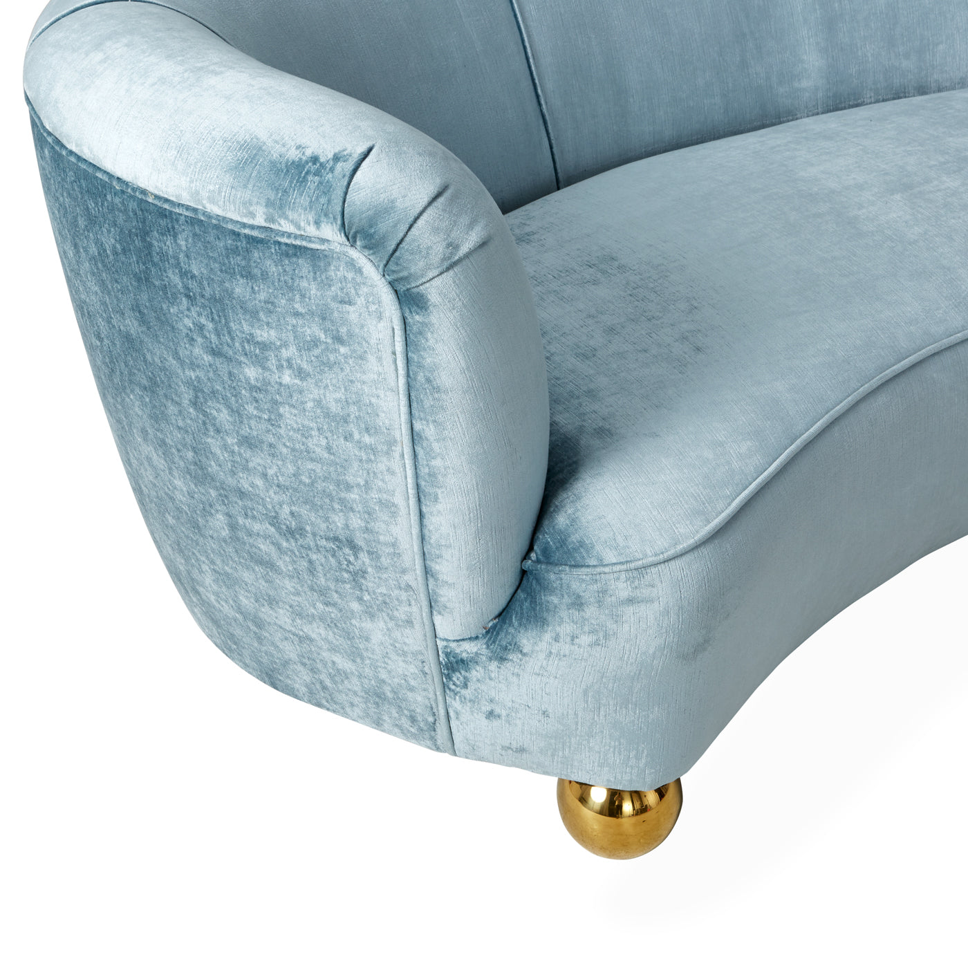 Parker Curved Sofa - Modern Sectional Couch for Living Room, Lounge & Office - Comfortable L-Shaped Sofa with Soft Cushions