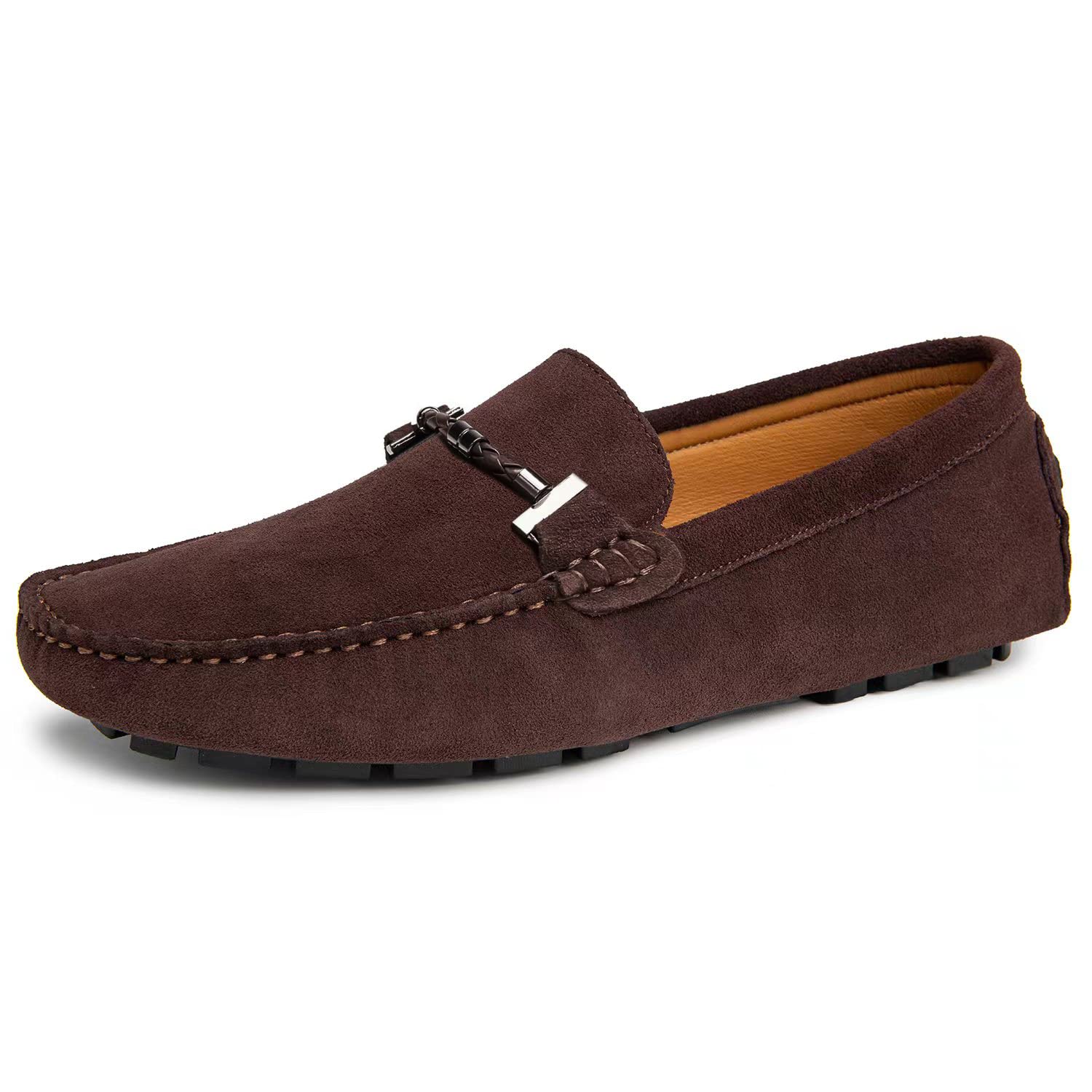 Go Tour Men's Penny Loafers - Comfortable Slip-On Moccasin Driving Shoes & Boat Shoes for Casual Wear, Office & Outdoor Activities