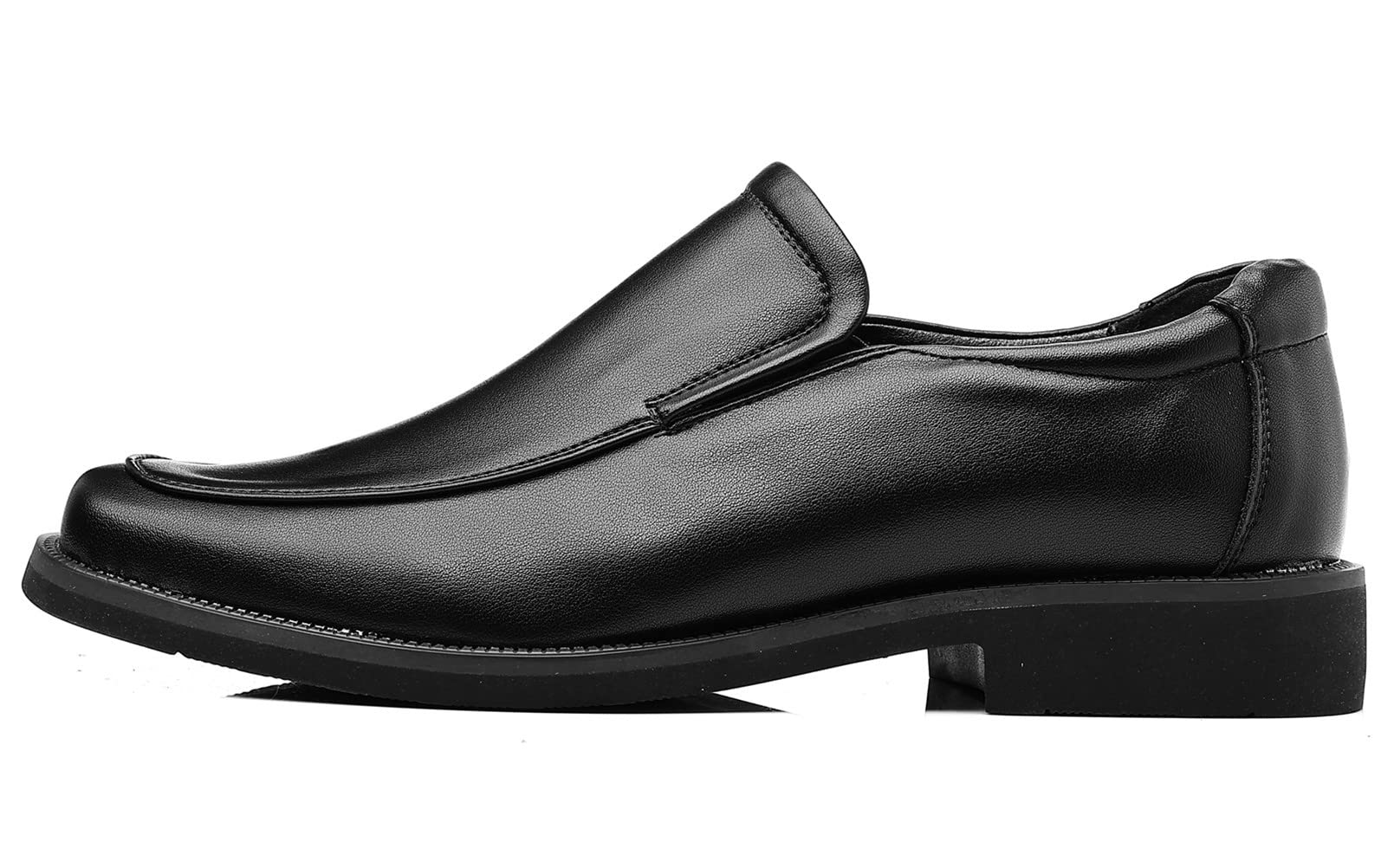DADAWEN Men's Classic Leather Oxford Dress Shoes - Comfortable Slip-On Formal & Casual Shoes for Business, Office, Wedding & Everyday Wear