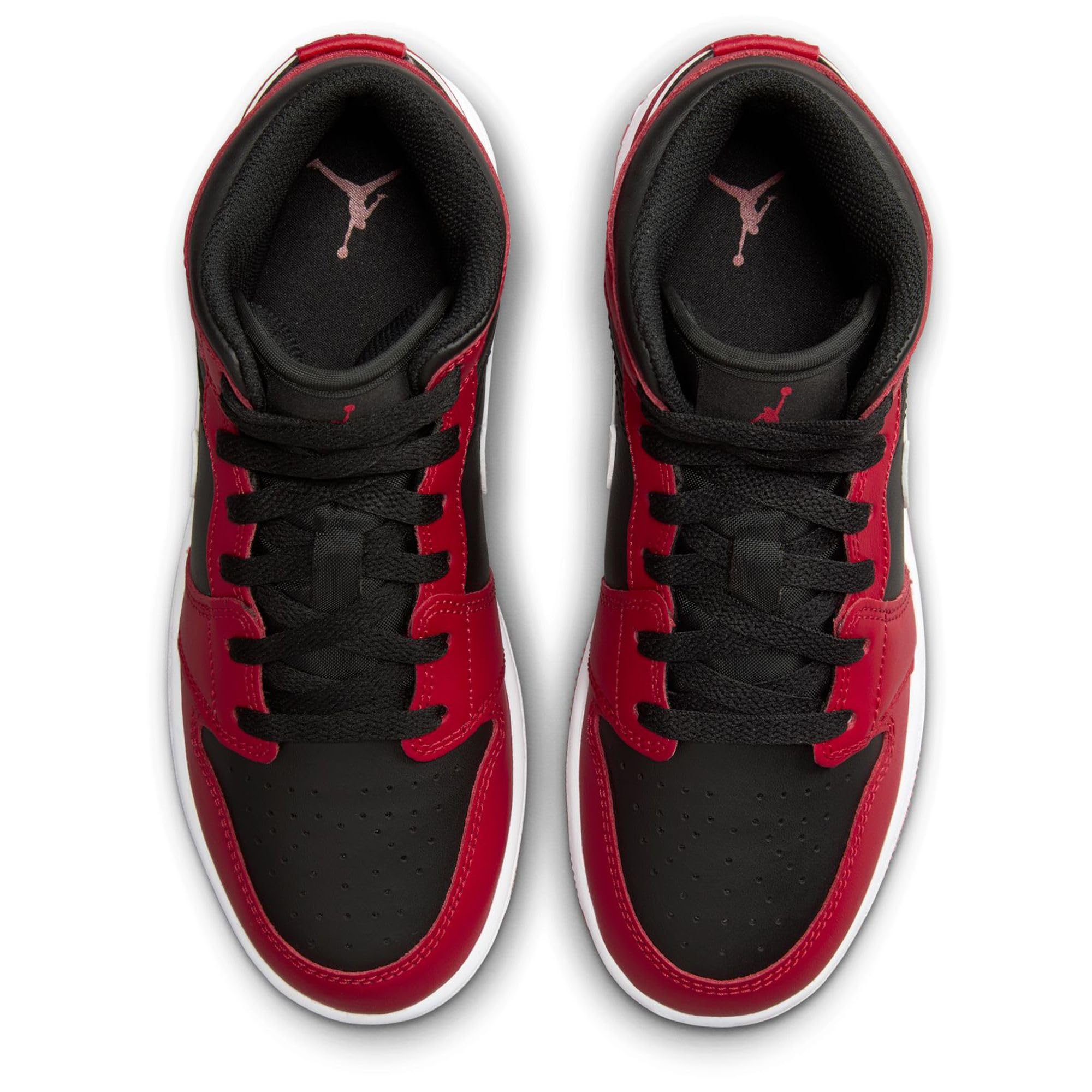 Air Jordan 1 Mid (GS) Big Kids Basketball Shoes - Comfortable Sneakers for Boys & Girls - Perfect for School, Sports & Casual Wear