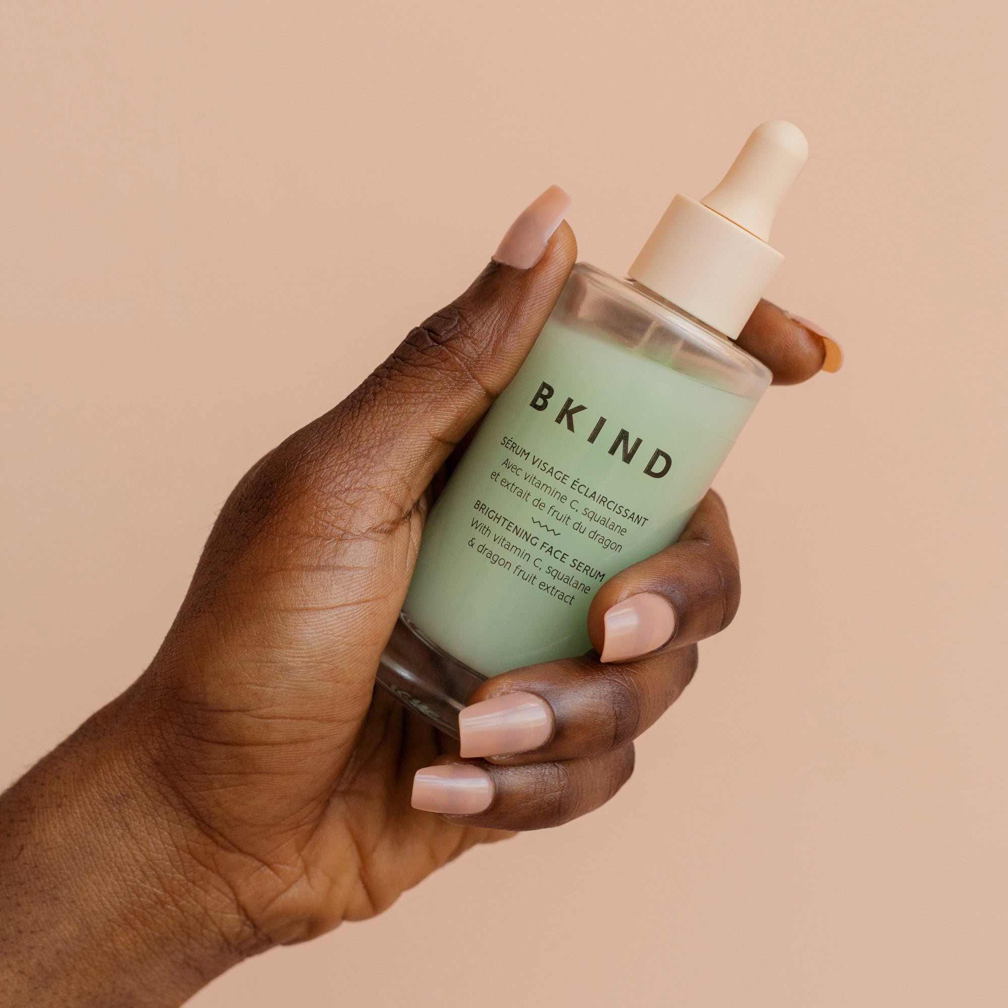 Vitamin C & Squalane Brightening Face Serum - Anti-Aging, Glowing Skin Care for Day & Night Use