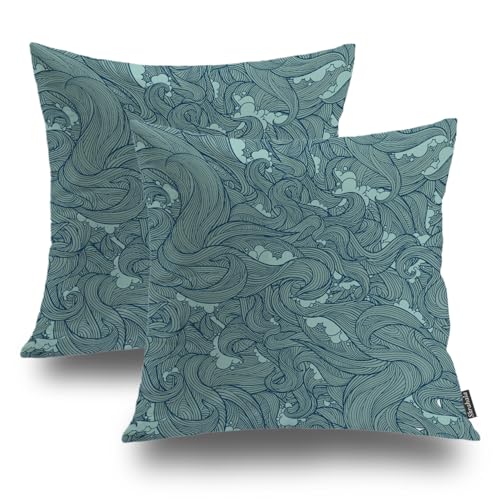 Ocean Waves Corrugated Blue