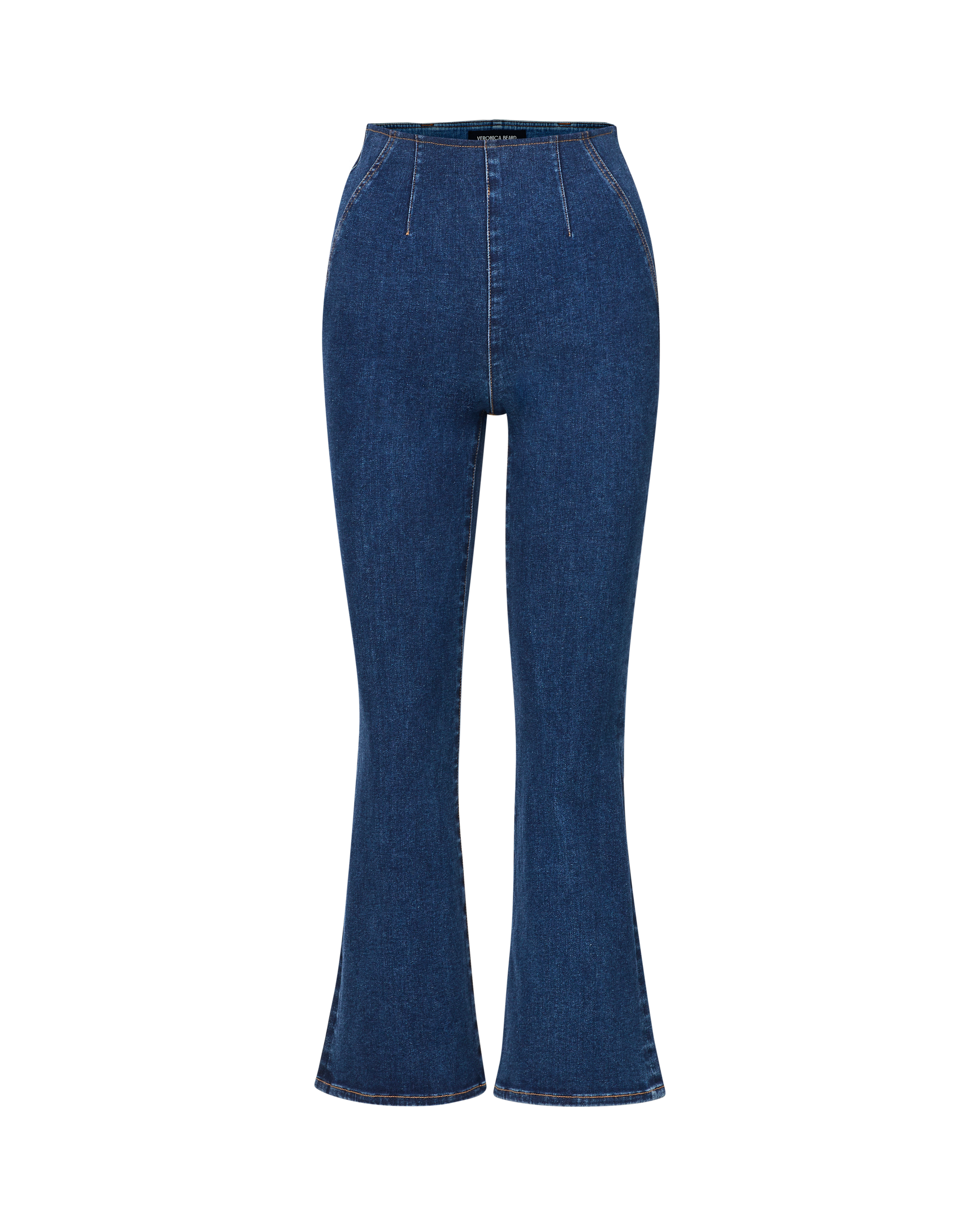 Carson Off Duty High Waist Kick Flare Jeans for Women - Stretchy Denim Pants, Comfortable & Trendy Bootcut Jeans for Casual Outfits, Work, and Date Night