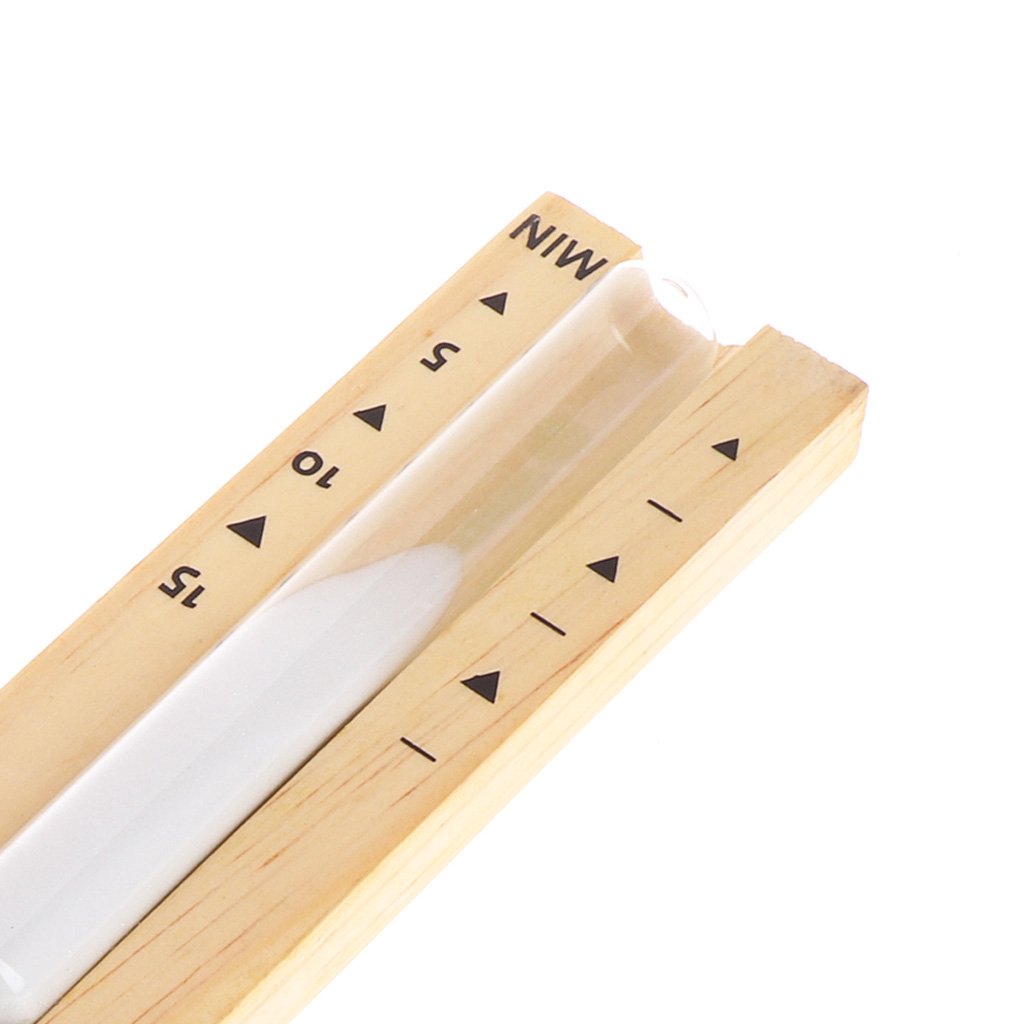 15 Minute Wall-Mounted Rotating Sand Timer for Sauna - Wooden Hourglass with White Sand - Perfect for Sauna Sessions, Spa Relaxation & Meditation Spaces