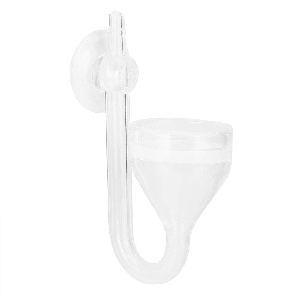 High-Quality Transparent CO2 Diffuser for Aquarium Plants - Funnel Type Design for Optimal CO2 Dissolution | Perfect for Freshwater Planted Tanks & Nano Aquariums