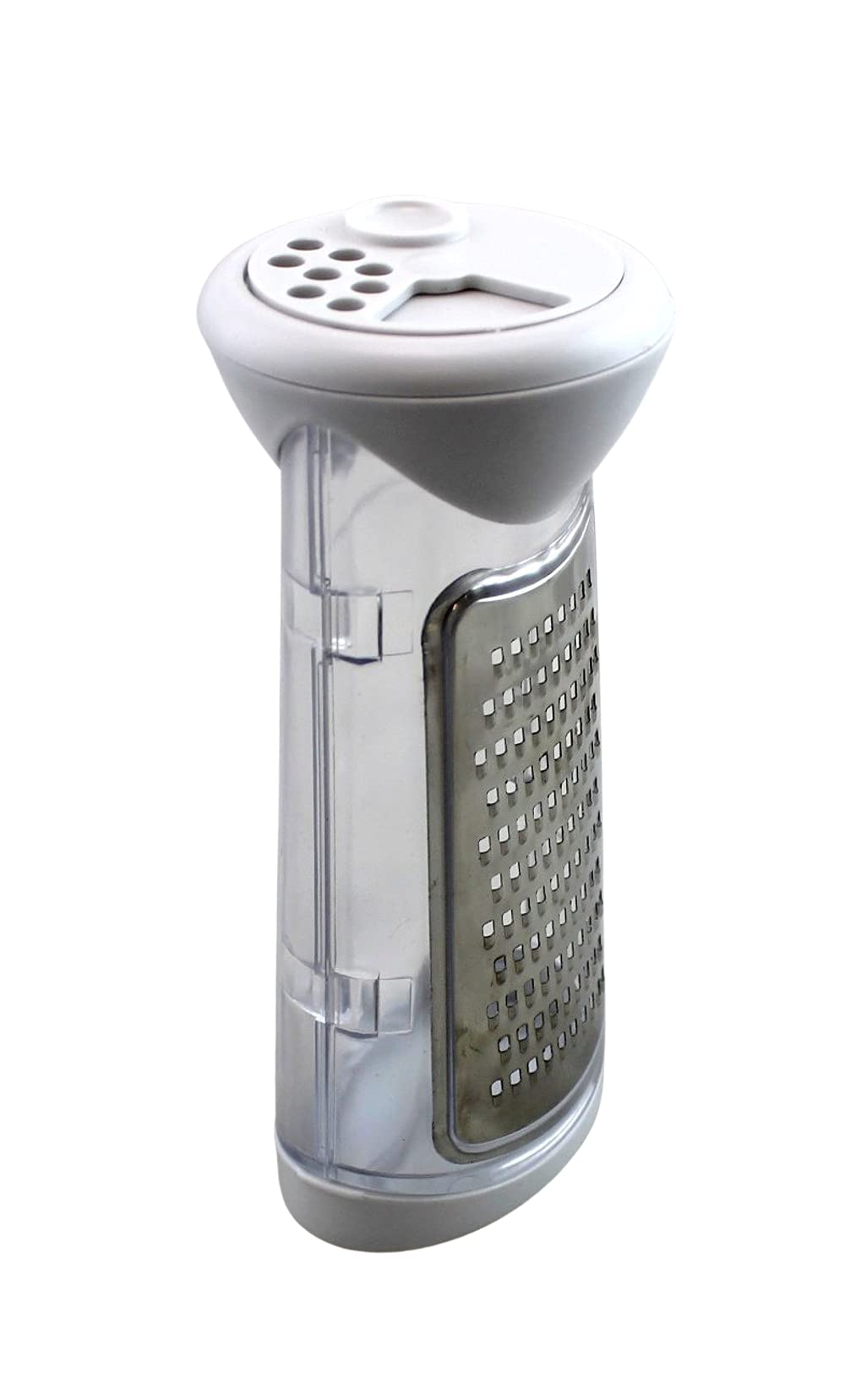 2-in-1 BPA-Free Cheese Grater & Shaker - Stainless Steel Blade for Kitchen & Dining