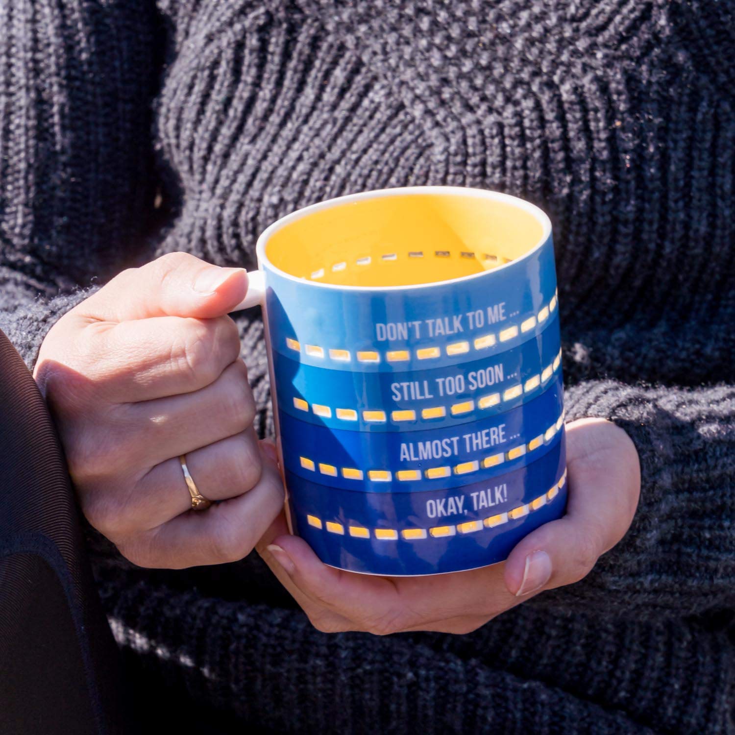 Premium Porcelain Coffee Mug with Timer - Elegant & Durable Ceramic Tea Cup for Home, Office, or Gifts - Perfect for Morning Coffee, Tea Breaks & Relaxation