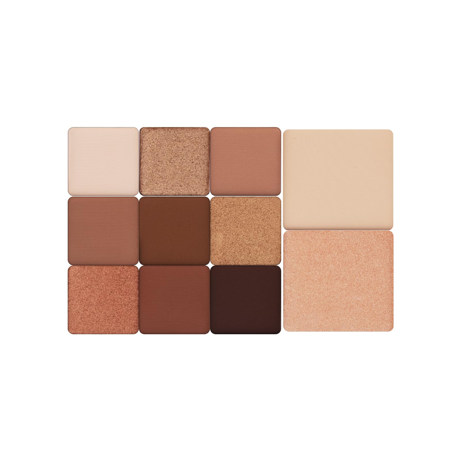 PROFESSIONAL MAKEUP Long Lasting Waterproof Eyeshadow Palette - 11 Ultra-Pigmented Shimmer & Matte Shades, Warm Neutral Naked & Brown Colors with Mirror - Blendable Multi-Purpose Eyeshadow for Day & Night Makeup Looks