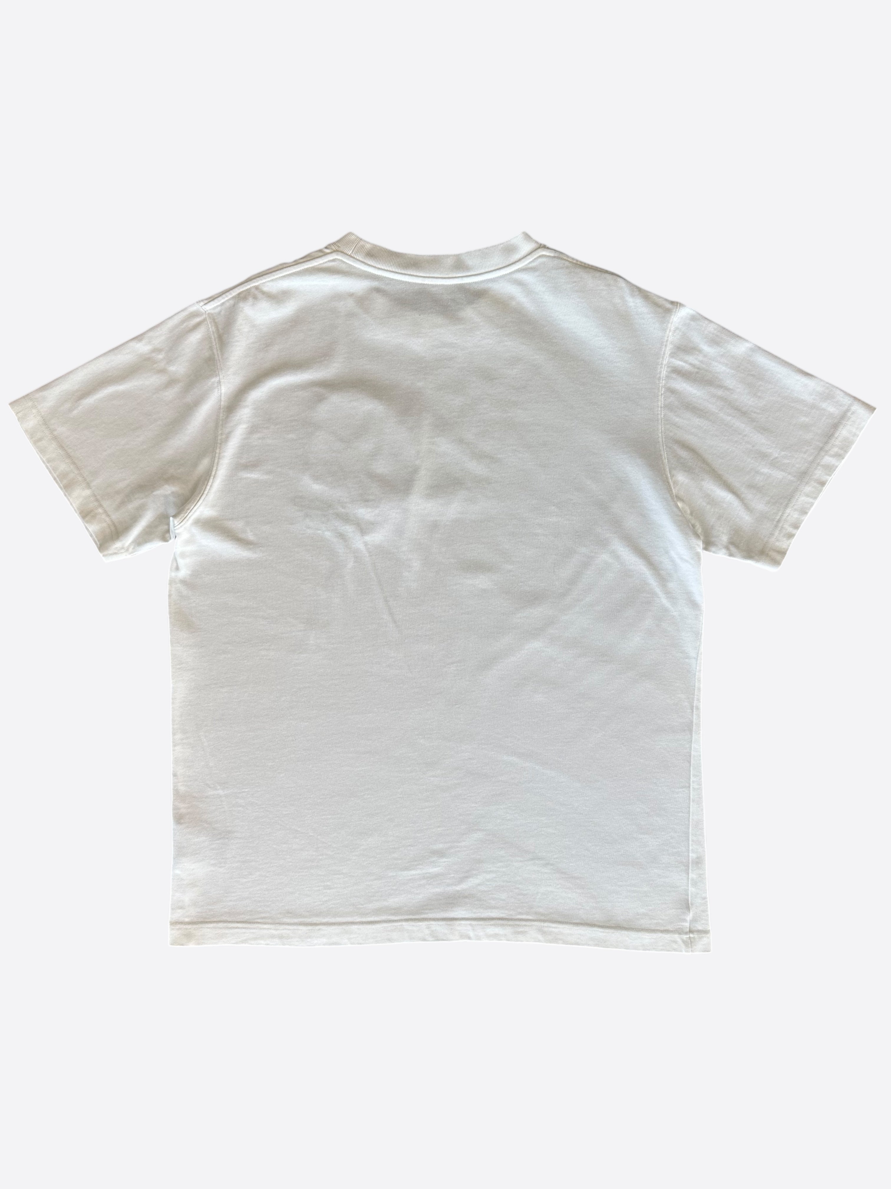 Dior Alex Fonton White Floral Embroidered T-Shirt for Women - Elegant Casual Wear for Parties, Dates & Everyday Outfits