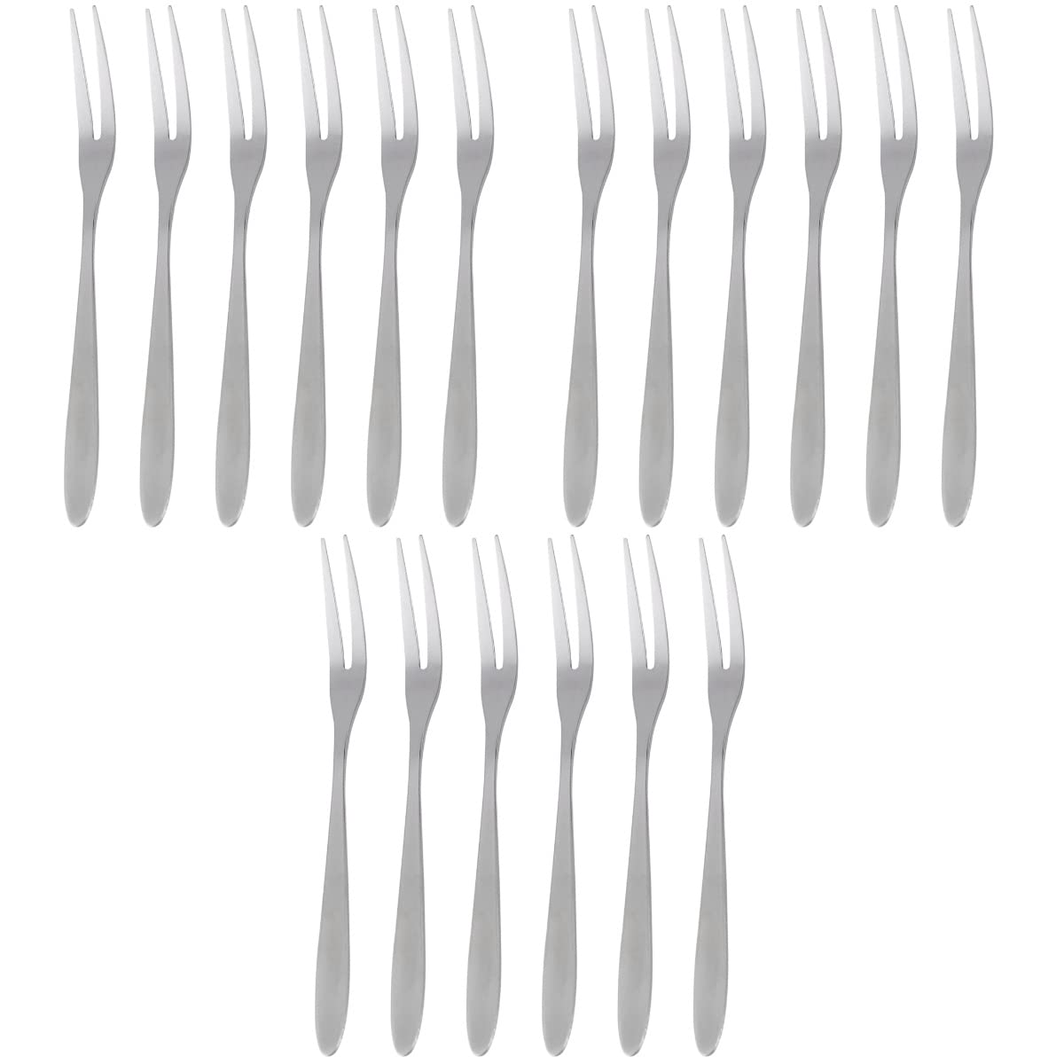 15 Pcs Stainless Steel Fruit Forks - Elegant Cake Forks & Cocktail Forks Set - Perfect for Parties, Desserts, and Fruit Platters
