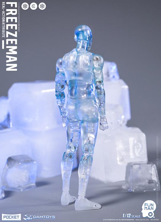 1/12 Scale Freezeman Action Figure by Damtoys - Highly Articulated Pocket Elite Collectible for Display & Photography | Perfect for Fans, Collectors & Diorama Scenes