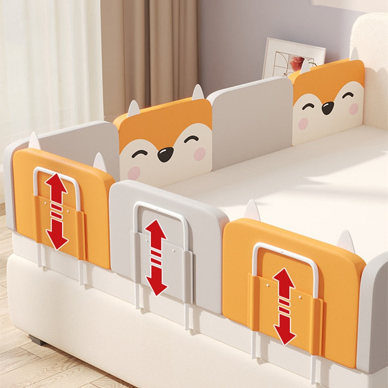 Adjustable Baby Bed Rail Guard with Soft Cushion - Safe & Secure for Toddler Beds, Cribs & Twin Beds - Perfect for Nighttime Safety & Peace of Mind
