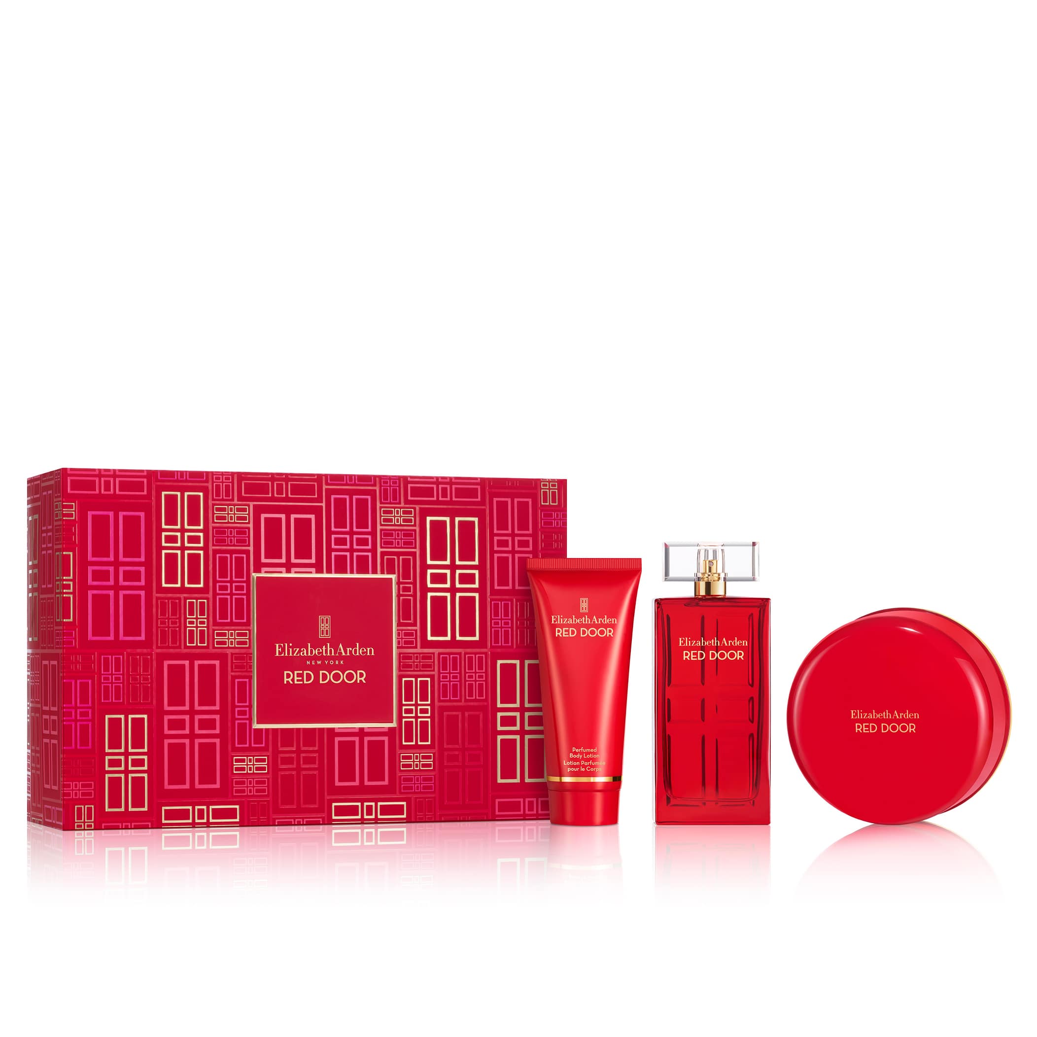 Red Door Eau de Toilette 3.3oz Perfume Set for Women - 3 Piece Gift Set with Floral Fragrance, Perfect for Daily Wear, Special Occasions & Romantic Dates