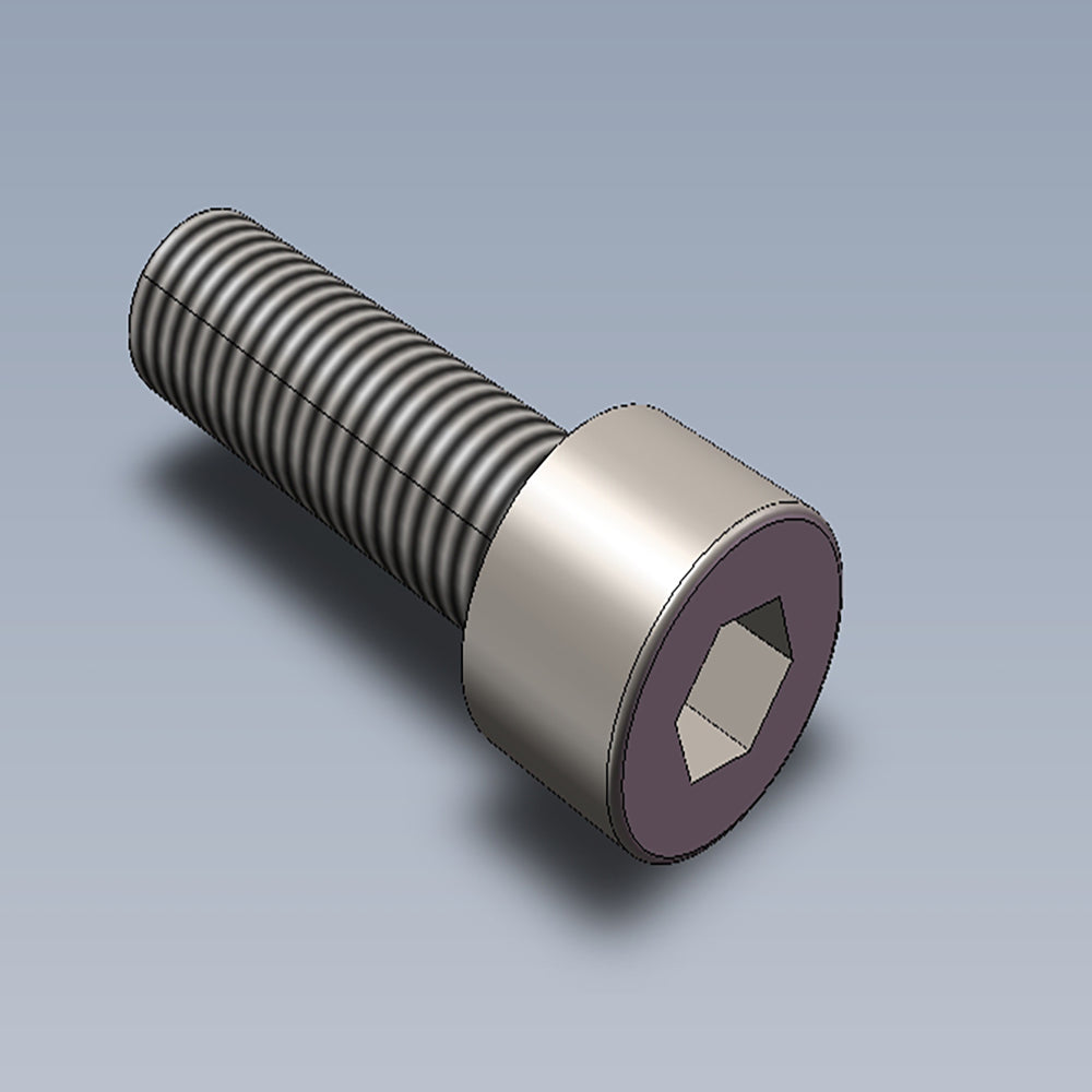 MM493C 43 Inner Hex Bolt M8x256 - High Strength Hex Head Cap Screw for Machinery, Automotive, and DIY Projects