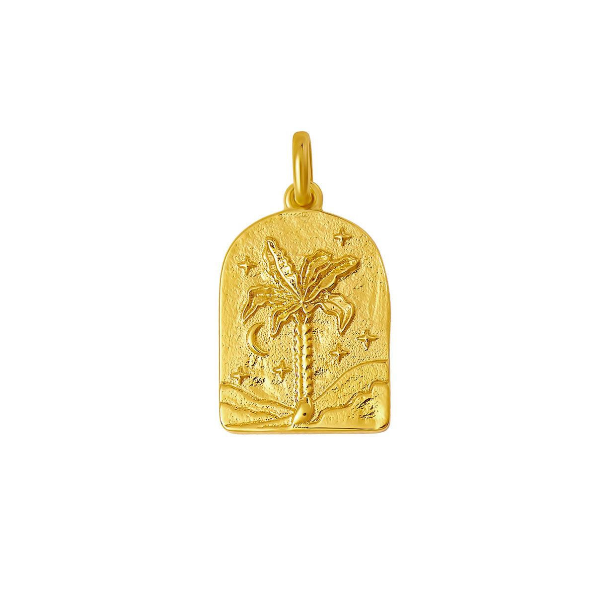 Tree of Destiny Archway Charm Gold Pendant Necklace - Elegant Jewelry for Women, Perfect Gift for Anniversary, Birthday & Special Occasions