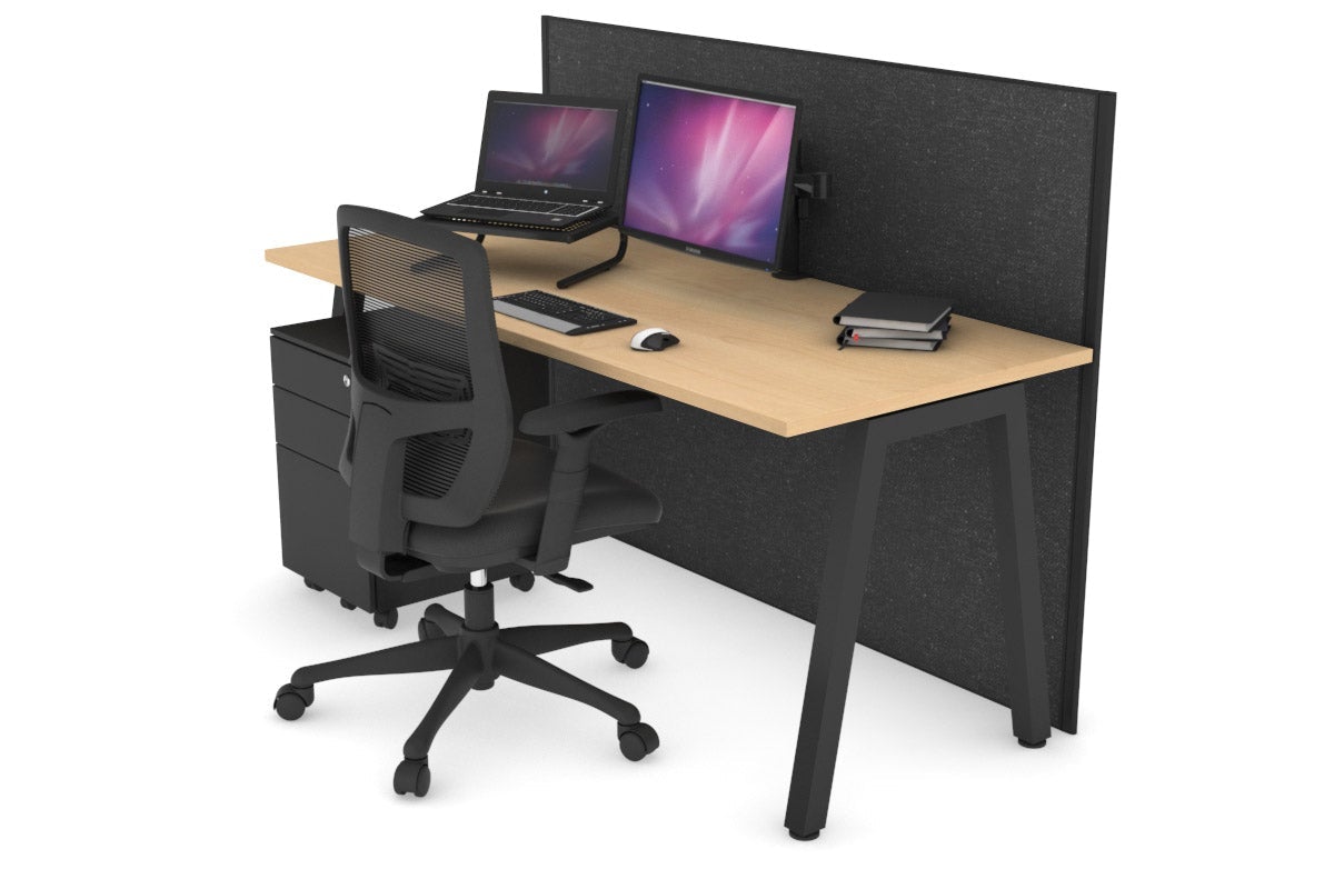 Horizon Quadro A Legs Office Desk - 1600L x 700W Modern Workstation for Home & Office - Perfect for Remote Work, Study & Professional Workspaces