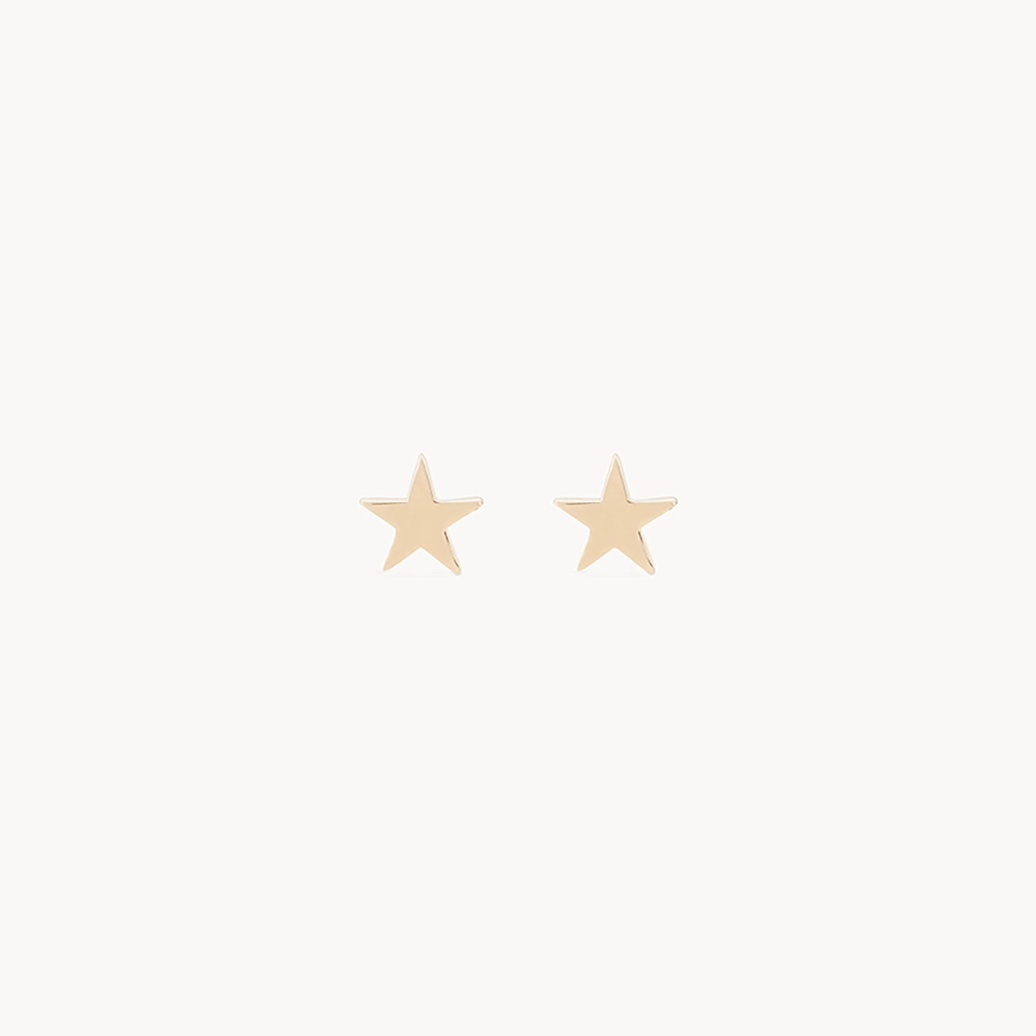 14K Yellow Gold Everyday Little Stella Star Earrings - Dainty & Elegant Jewelry for Women, Perfect for Daily Wear, Gifts, and Special Occasions
