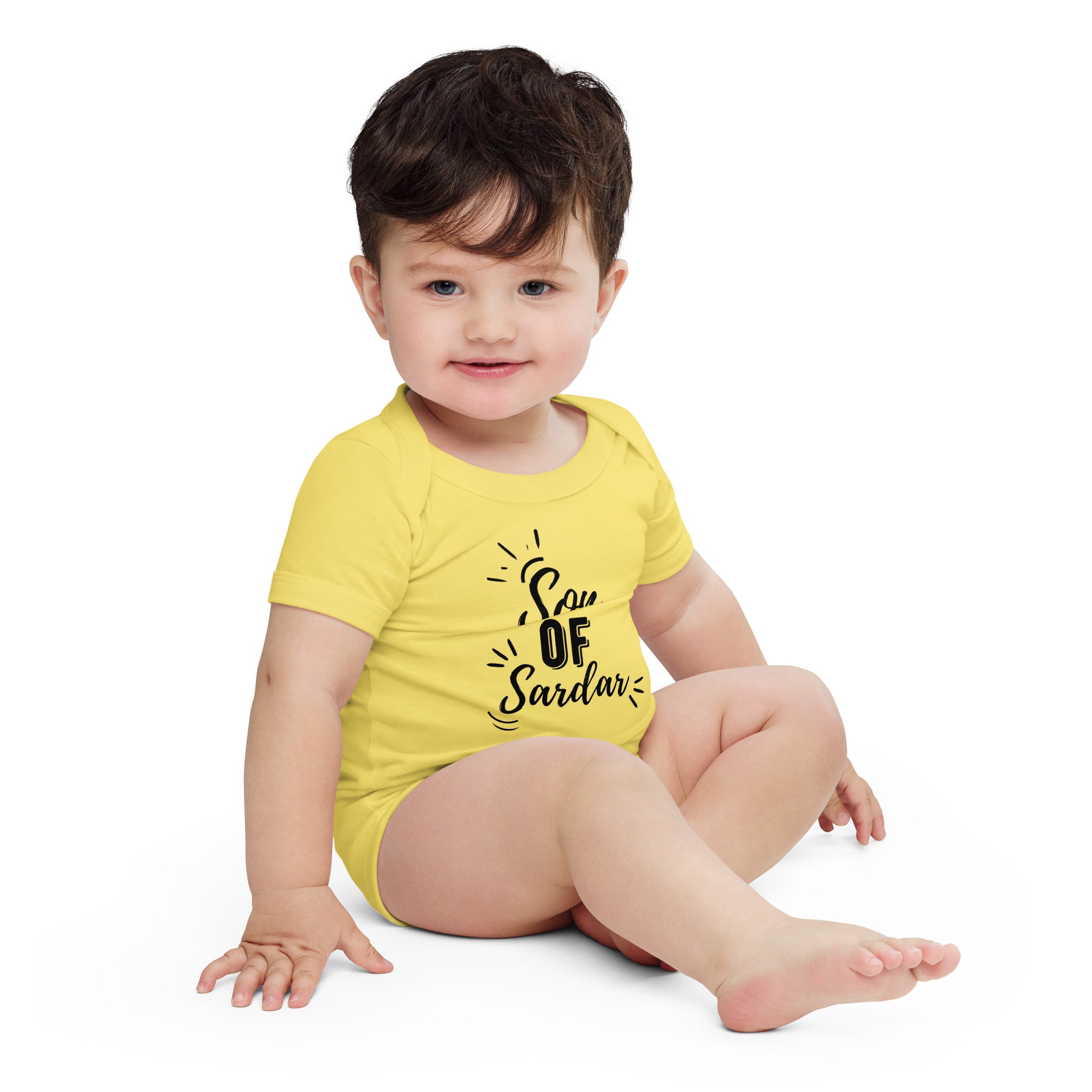 Son of Sardar Baby Onesies - Soft Cotton Bodysuits for Newborns & Infants | Perfect for Playtime, Daycare & Family Photos