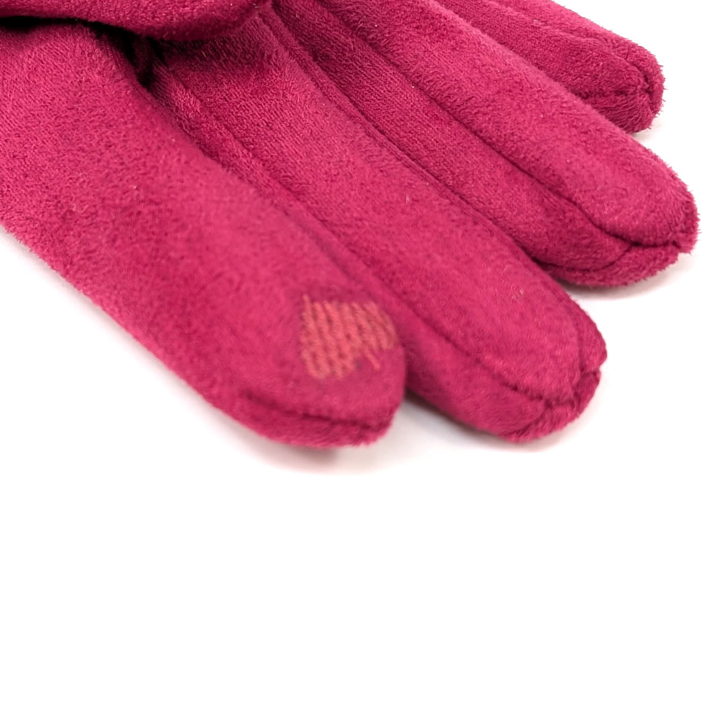 Animal Print Foldable Suede Gloves for Women - Stylish Bright Pink Winter Accessories for Driving, Fashion & Outdoor Activities