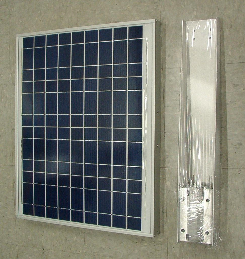 40W Solar Panel with Mounting Bracket - Portable Solar Charger for RV, Boat, Camping & Off-Grid Power Supply