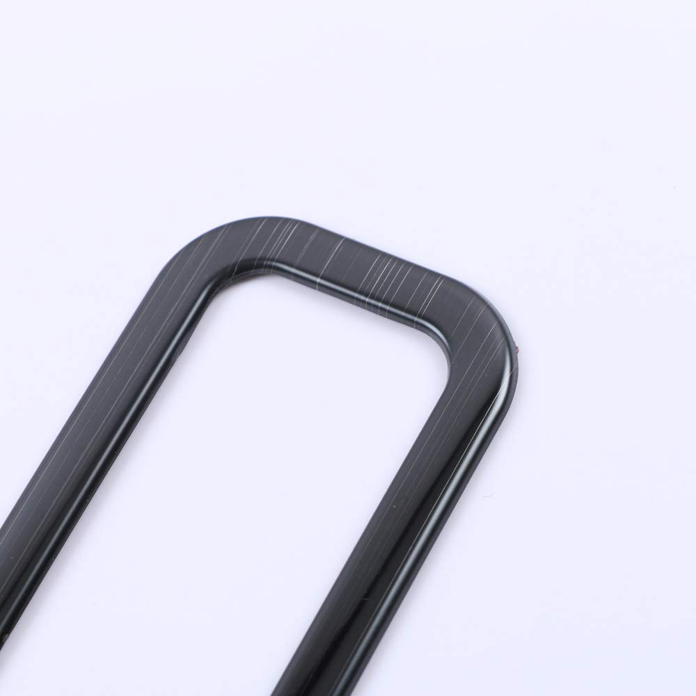 Stainless Steel Black Titanium Roof Skylight Handle Cover Trim for Cadillac CT4 2020+ - Premium Car Interior Accessories | Perfect for Sun Protection & Interior Upgrade