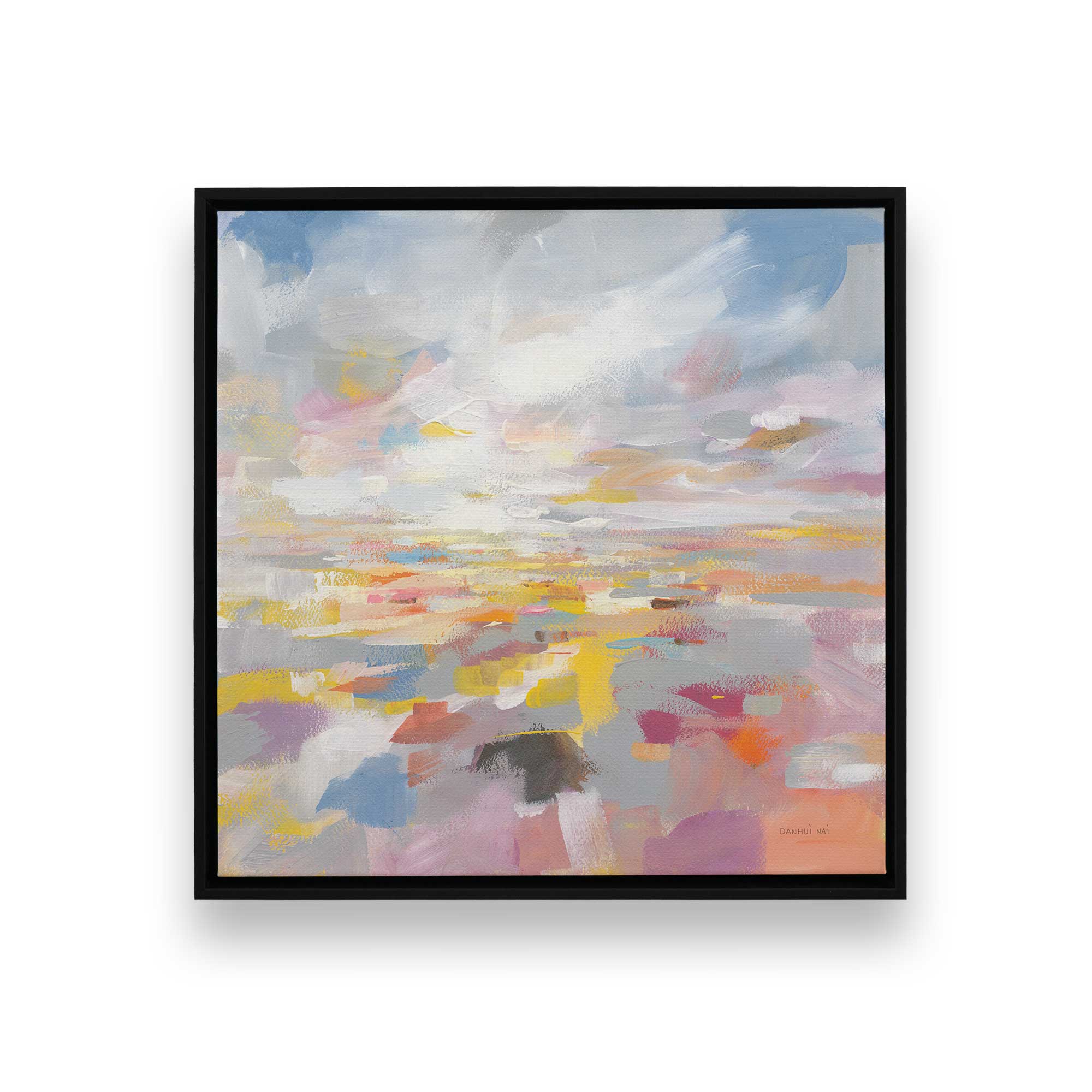 Dreamy Evening Abstract Canvas Wall Art - Modern Home Decor for Living Room, Bedroom & Office
