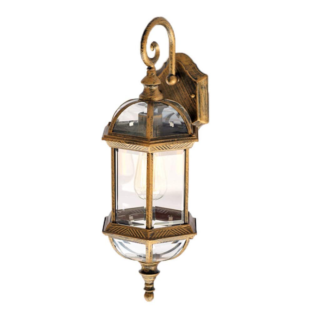 Vintage European Wall Mounted Light - Waterproof Outdoor Wall Lamp for Garden, Courtyard, Villa, Corridor, Coffee Shop & Club - Upside Down Installable & Durable Design