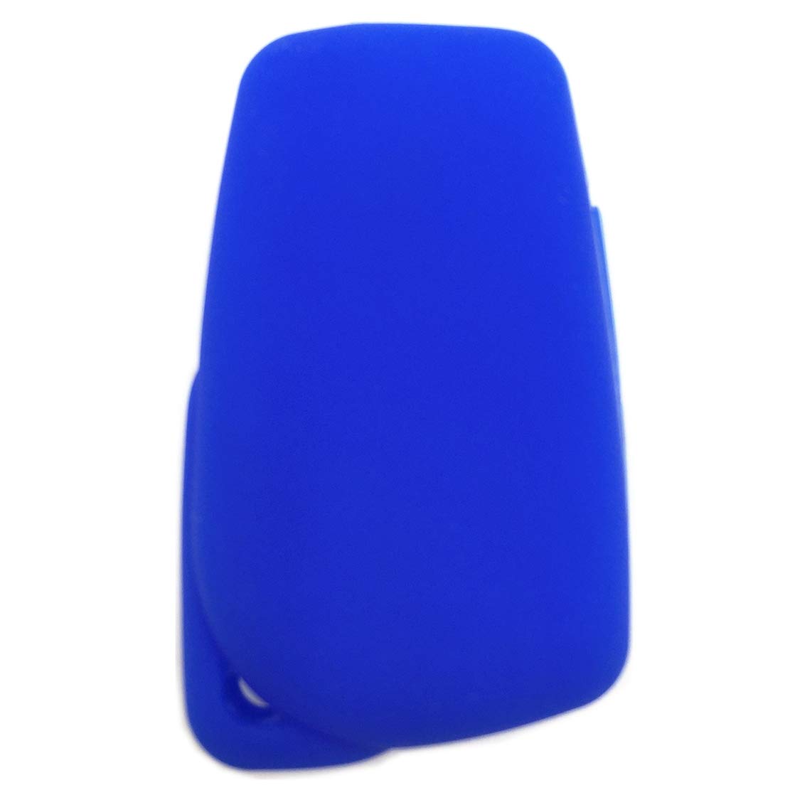 Premium Black & Blue Silicone Key Fob Cover for Toyota Camry, Corolla, RAV4, Highlander - Durable Protection, Perfect Fit - Ideal for Daily Use, Travel & Keychain Organization