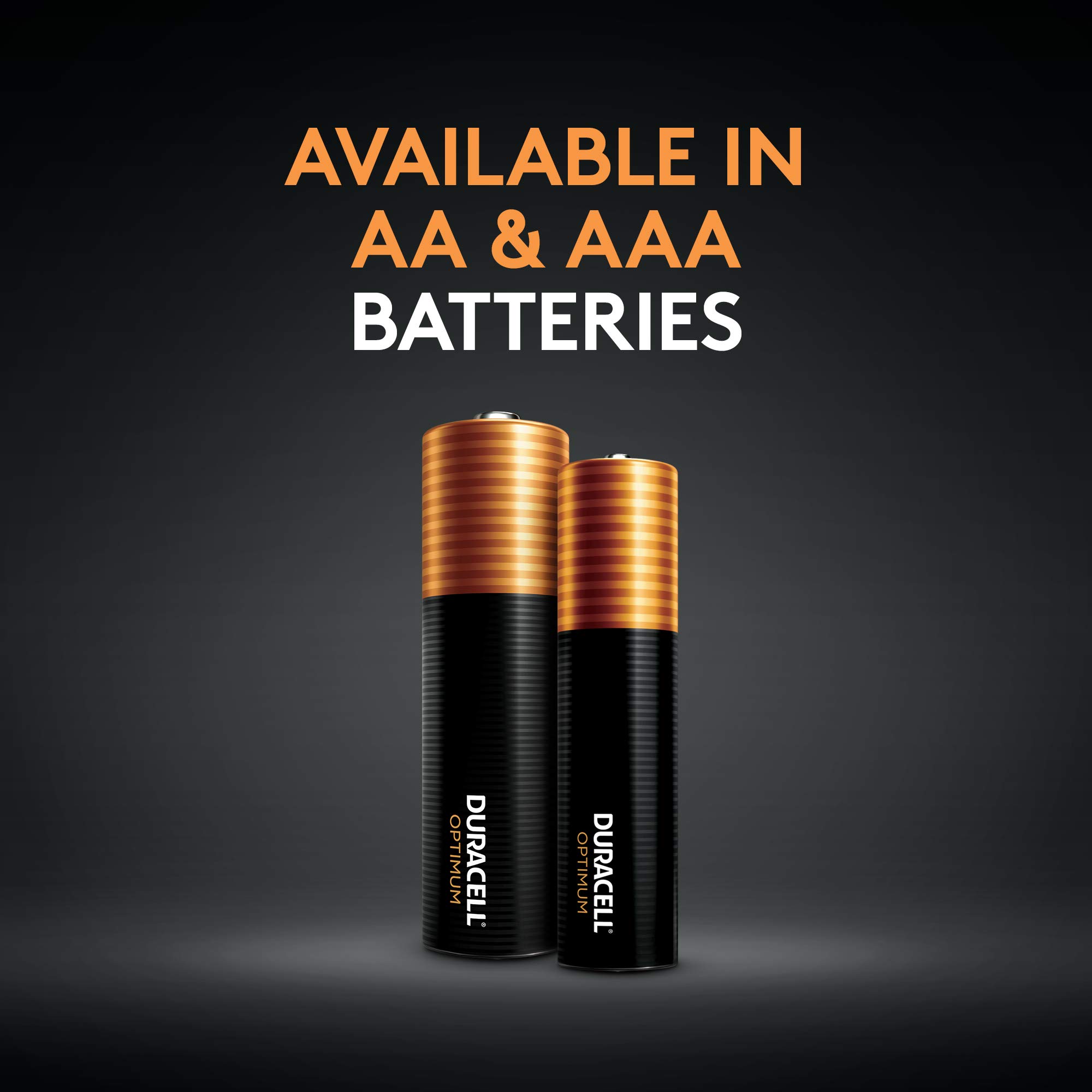 Duracell Optimum AA & AAA Alkaline Batteries 4-Pack | Long-Lasting Double A & Triple A Batteries for High-Drain Devices | Perfect for Cameras, Toys, Remote Controls & Electronics
