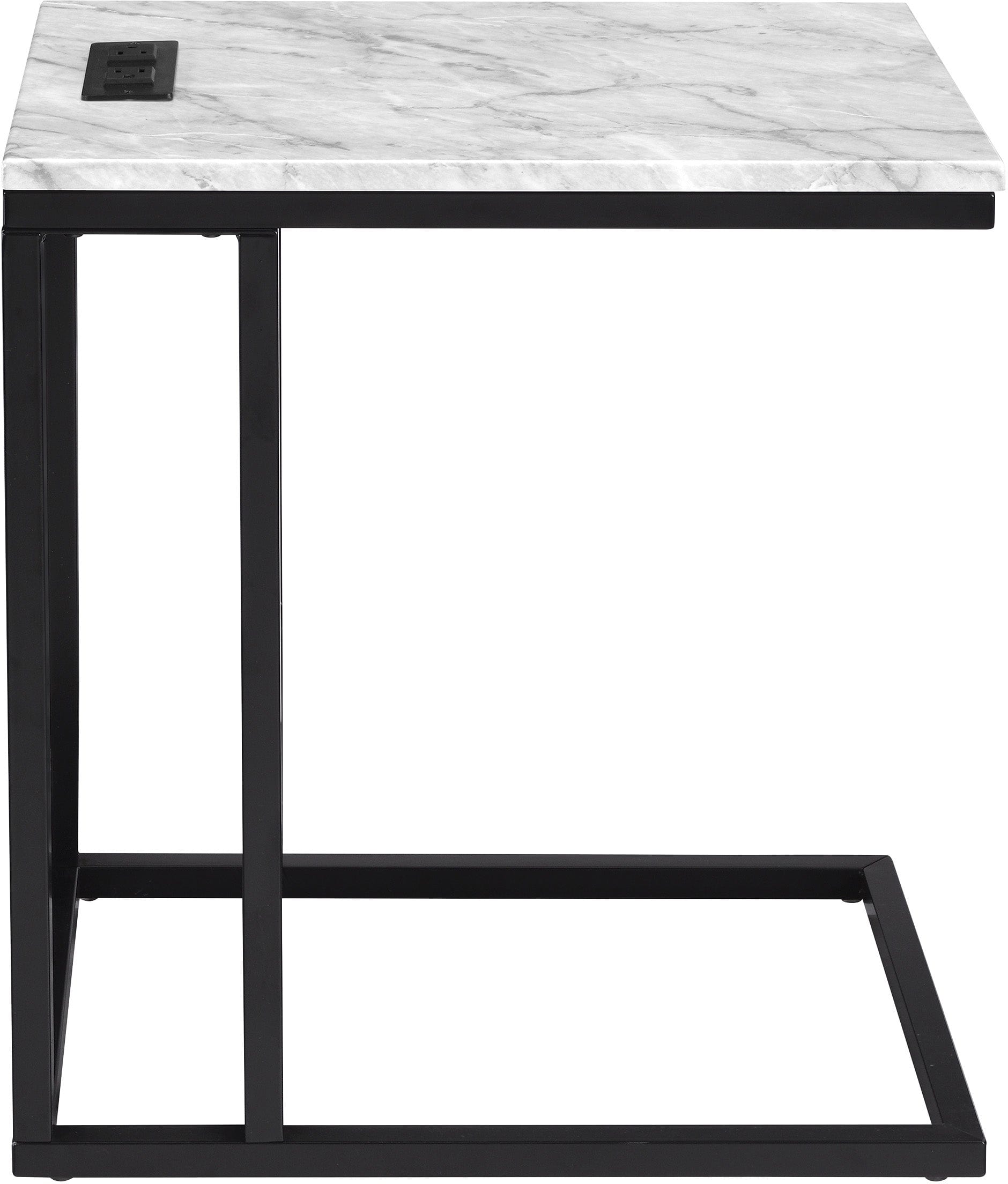 Office Star Norwich C Table - Adjustable Side Table for Office, Living Room & Bedroom - Compact & Durable Design for Laptops, Drinks & Books