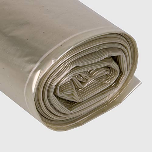Heavy Duty 13 Gallon Trash Bags - 72 x 110 cm (28 x 43 inches) Large Garbage Bags, 10 Count - Strong Polyethylene Kitchen & Outdoor Waste Bags for Home, Office, Camping & Yard Cleanup