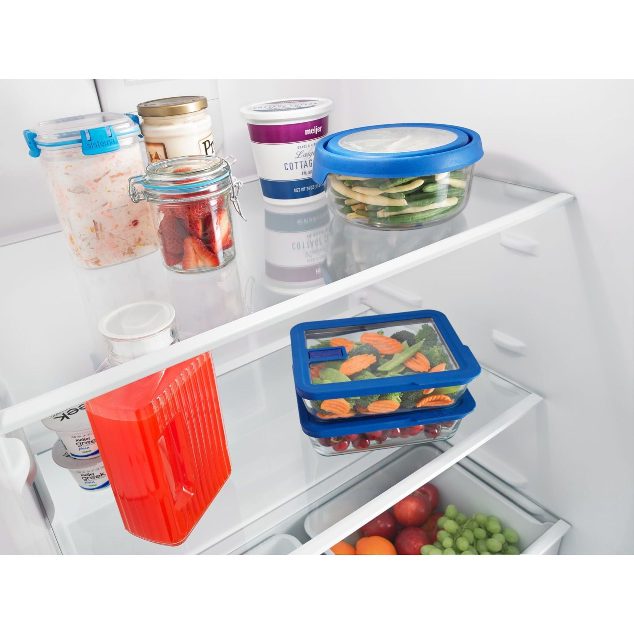 Amana 18 Cu. Ft. Top Freezer Refrigerator (ART318FFDS) - Stainless Steel, Energy Star Certified for Efficient Cooling - Perfect for Kitchens, Apartments, and Small Spaces