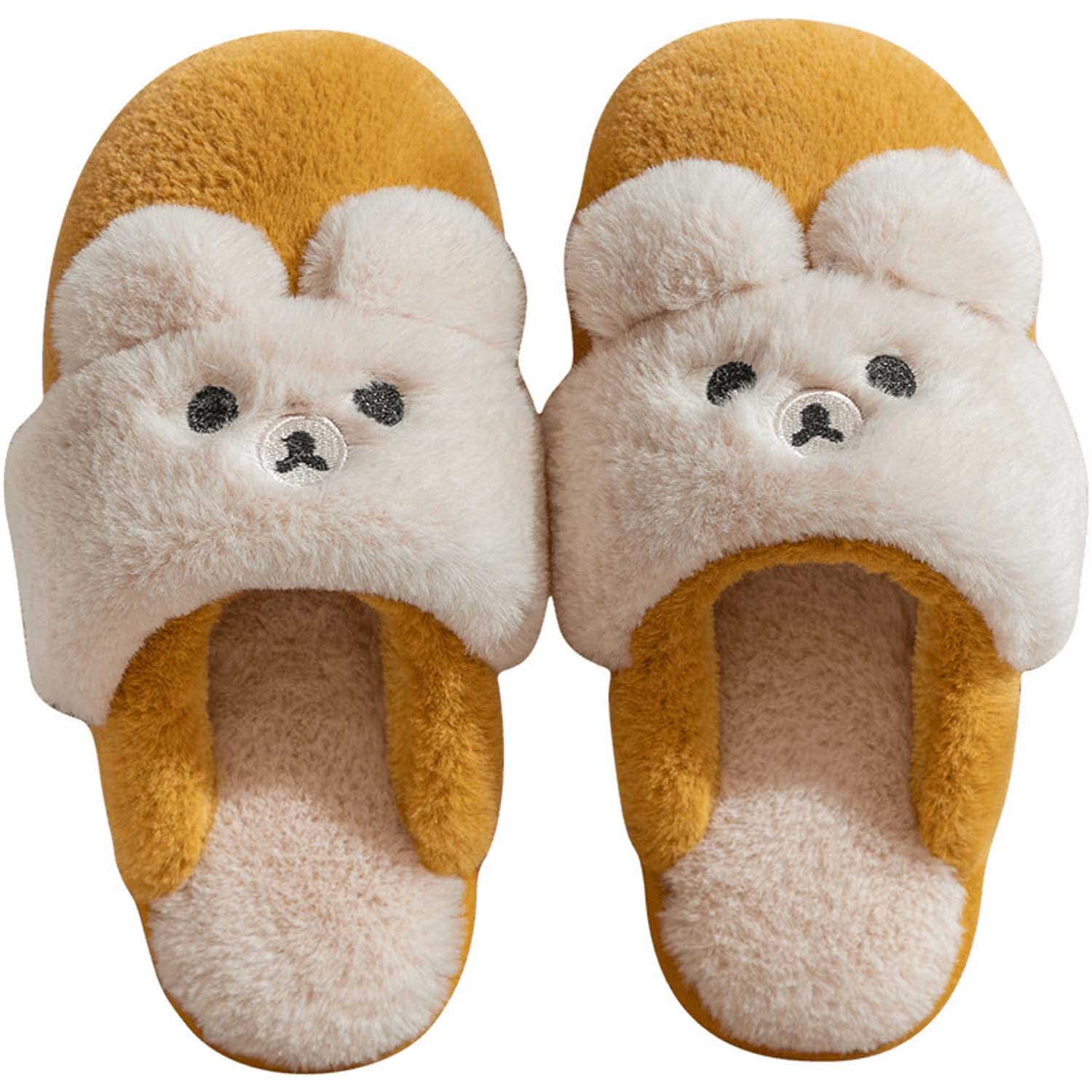 Hopelong Women's Bunny Slippers - Soft Fuzzy House Slippers with Cute Bunny Ears, Cozy Indoor/Outdoor Animal Slippers for Women - Perfect for Lounge, Bedroom, and Gift Giving