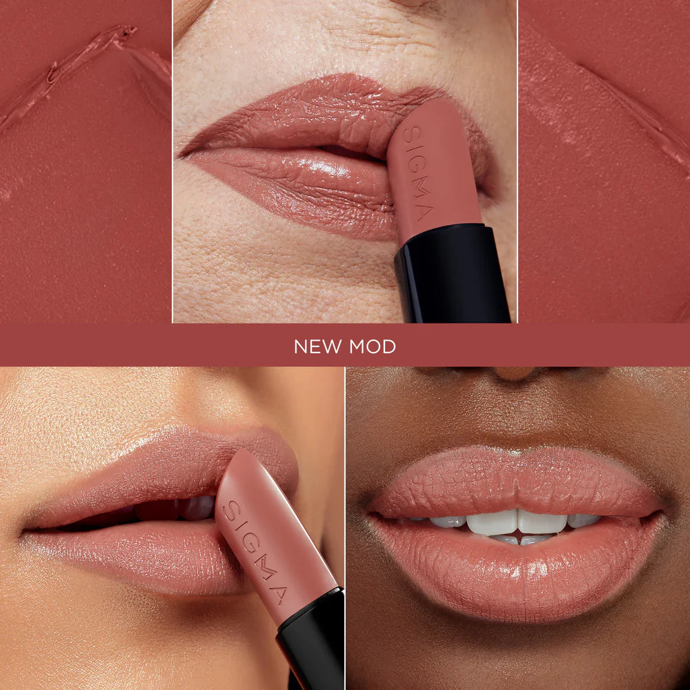 Sigma Beauty Infinity Point Lipstick - Long-Lasting Matte Lip Color, Hydrating & Smudge-Proof - Perfect for Everyday Wear, Date Night & Special Occasions